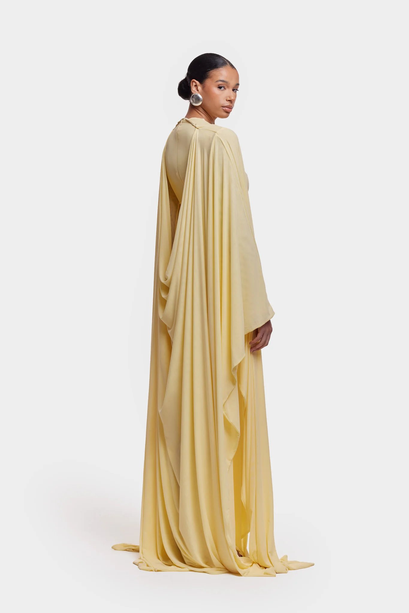 Aluya Mesh Dress - Butter Yellow - Image 5