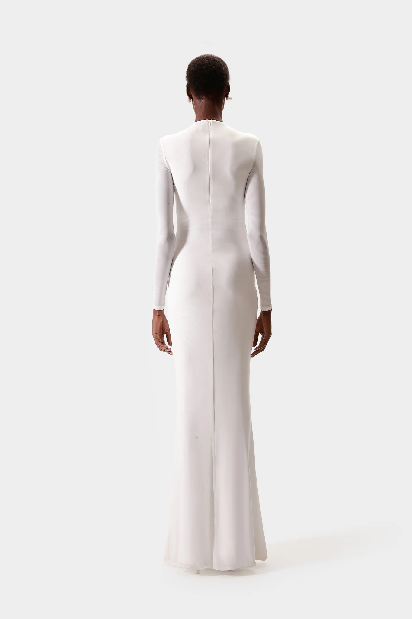 Aluya Mesh Dress - White - Image 4