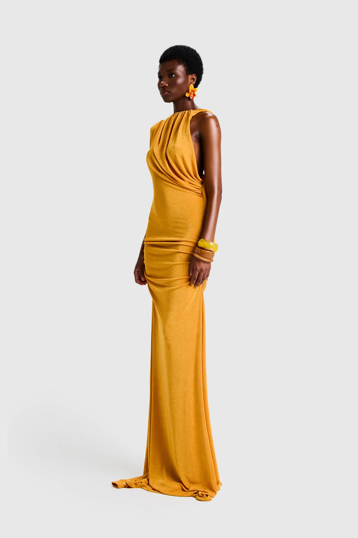 Asymmetric Niyah Maxi - Sweet Pineapple - Image 3