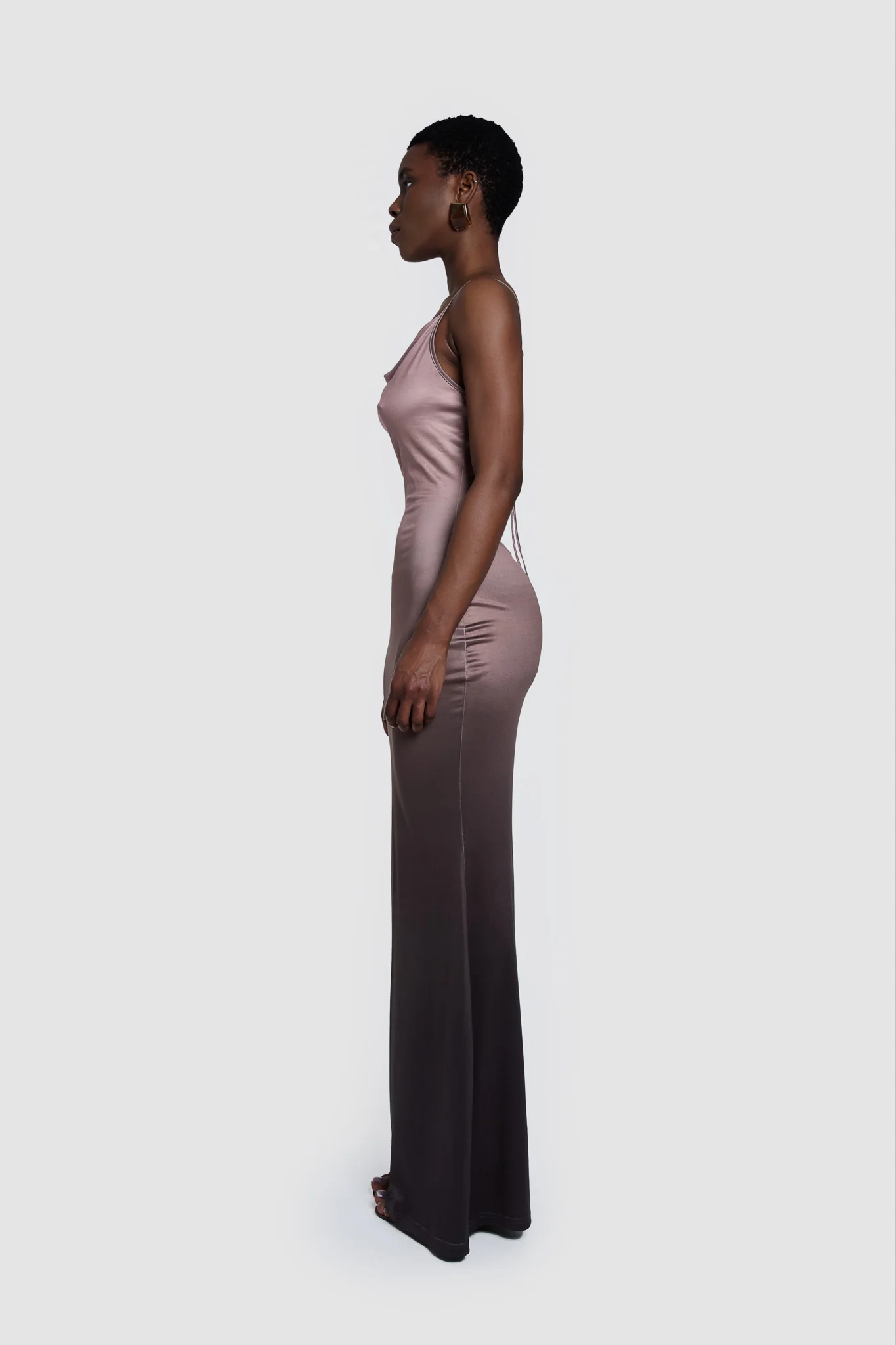 SAMPLE SALE Cowl Neck Ombre Maxi - Image 3