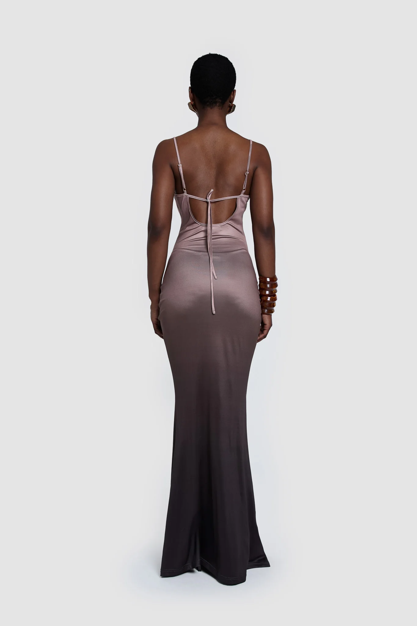 SAMPLE SALE Cowl Neck Ombre Maxi - Image 5
