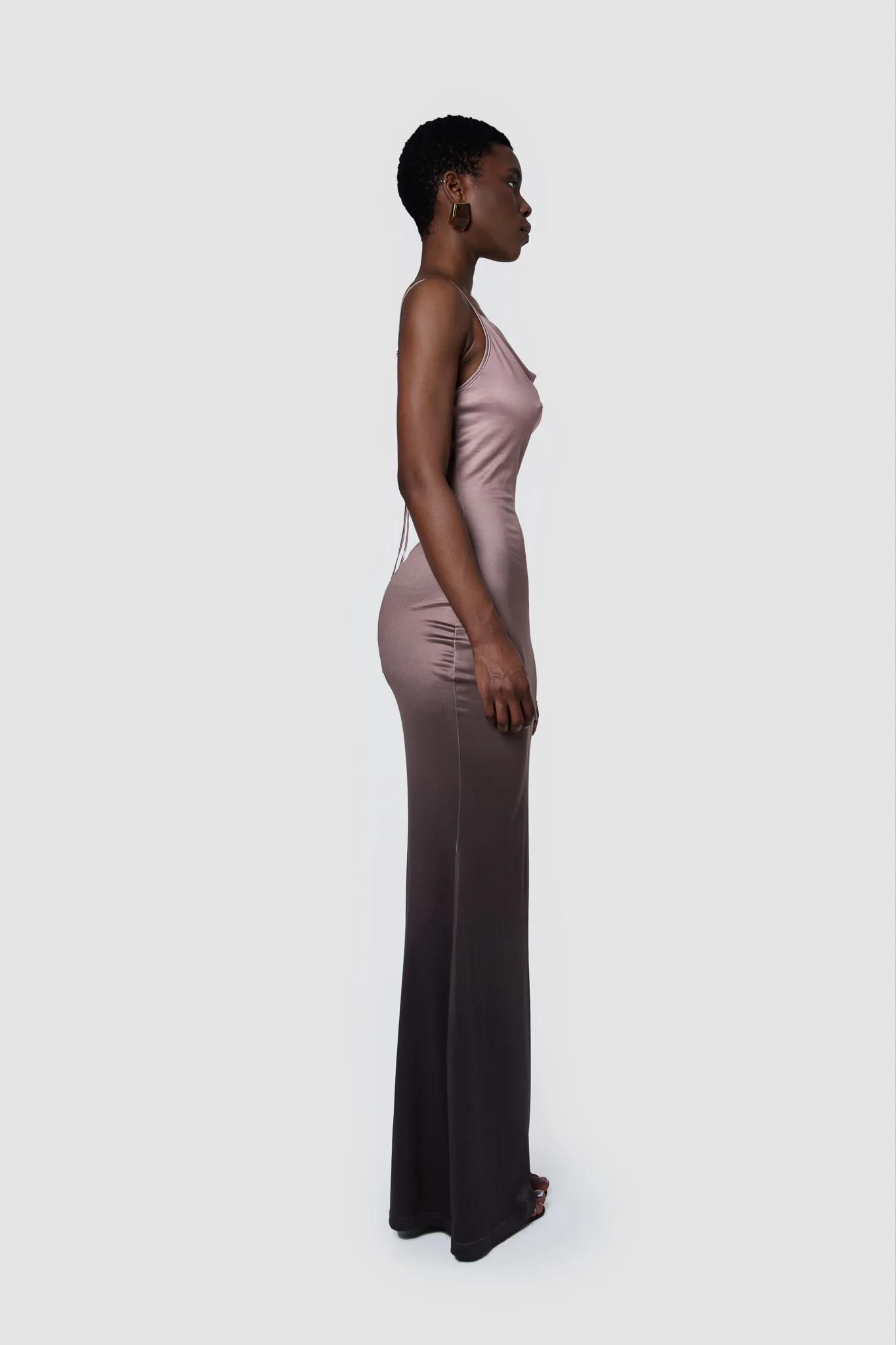 SAMPLE SALE Cowl Neck Ombre Maxi - Image 7
