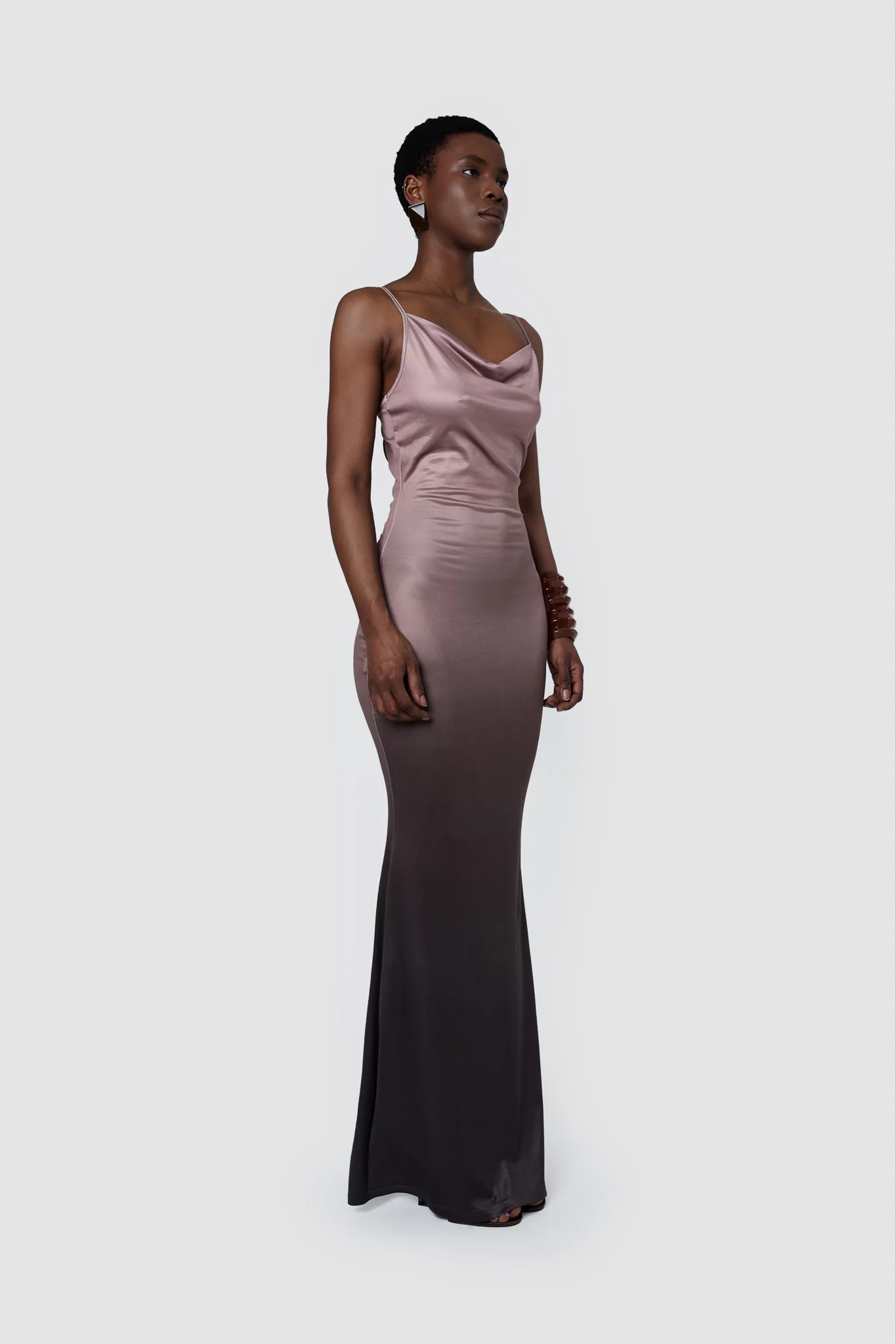 SAMPLE SALE Cowl Neck Ombre Maxi - Image 8