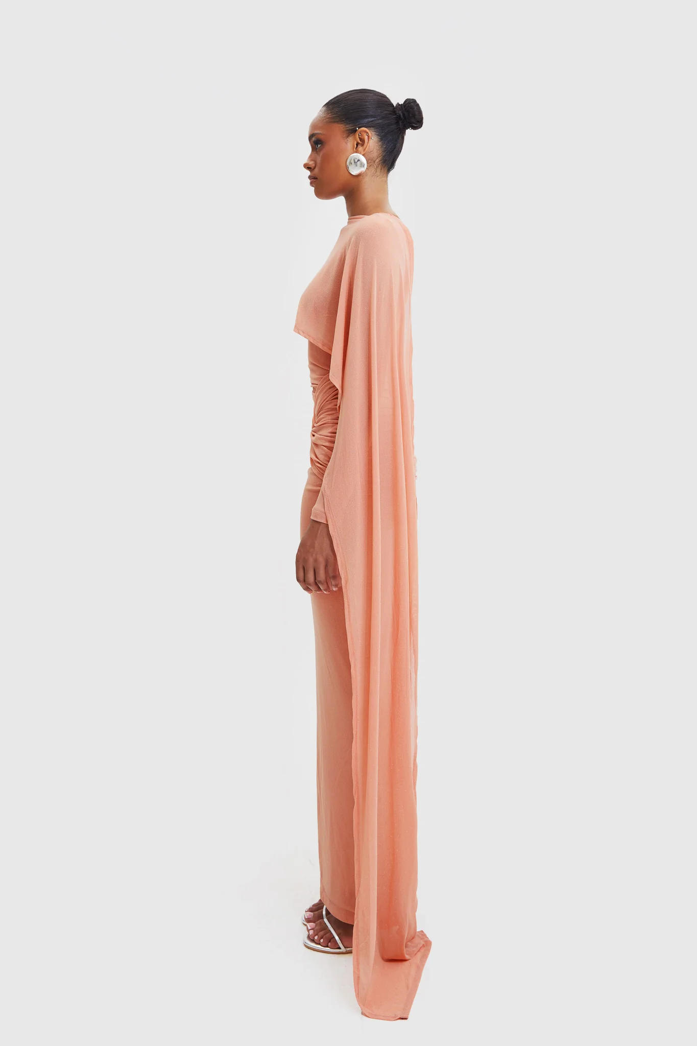 Kasy Dress - Peach - Image 3