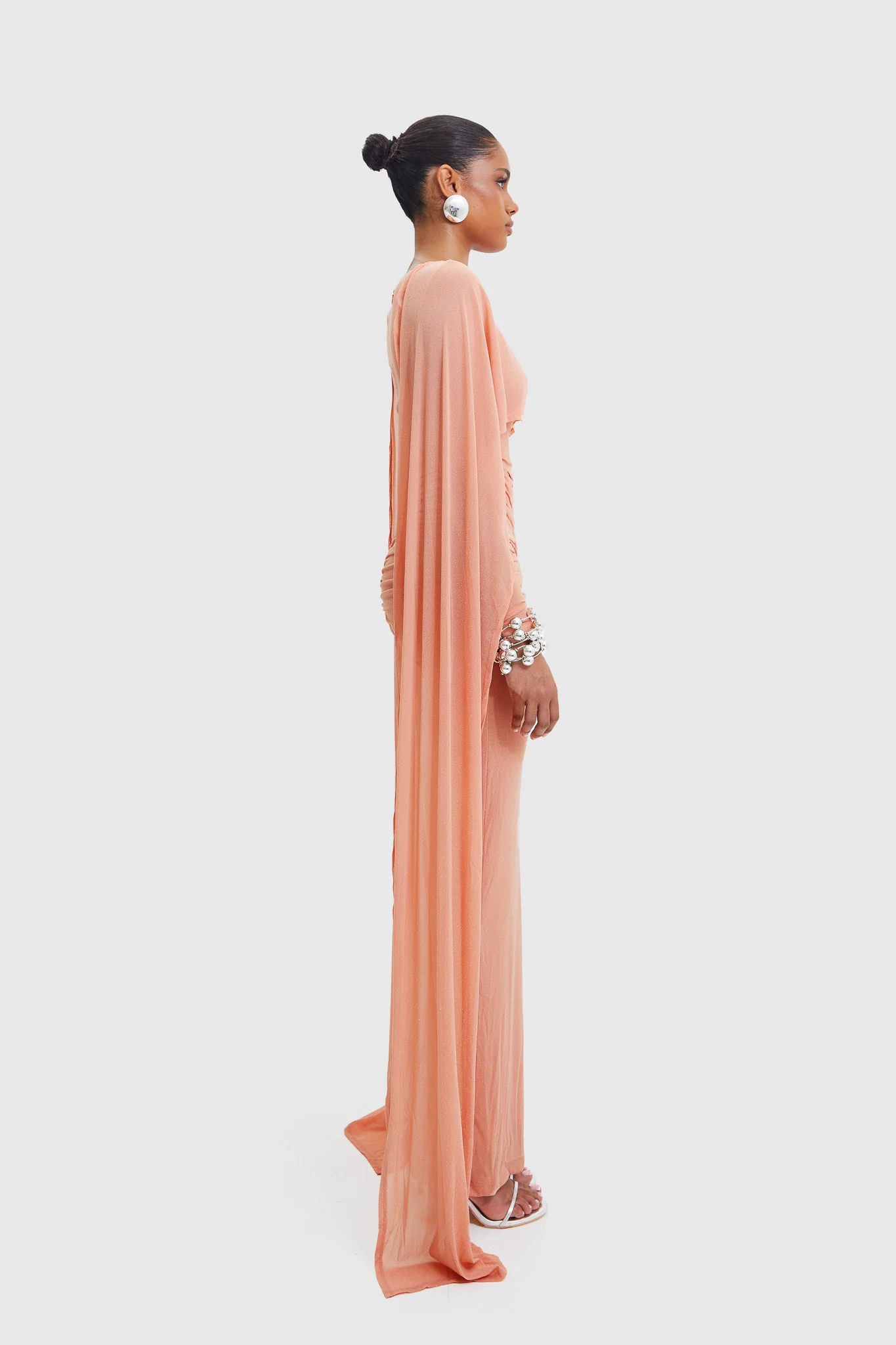 Kasy Dress - Peach - Image 7