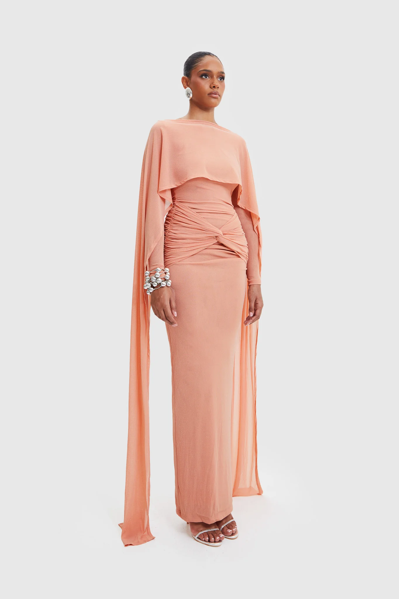 Kasy Dress - Peach - Image 8