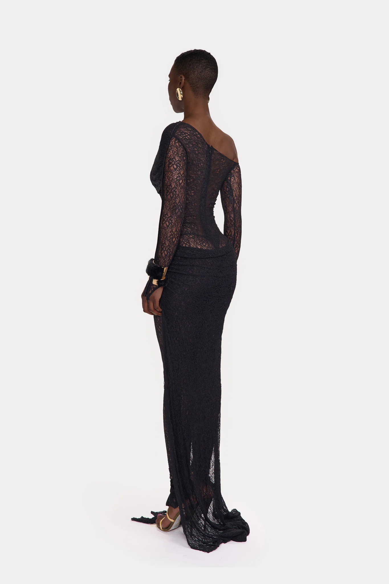 Kayya Lace Jumpsuit - Panther - Image 4