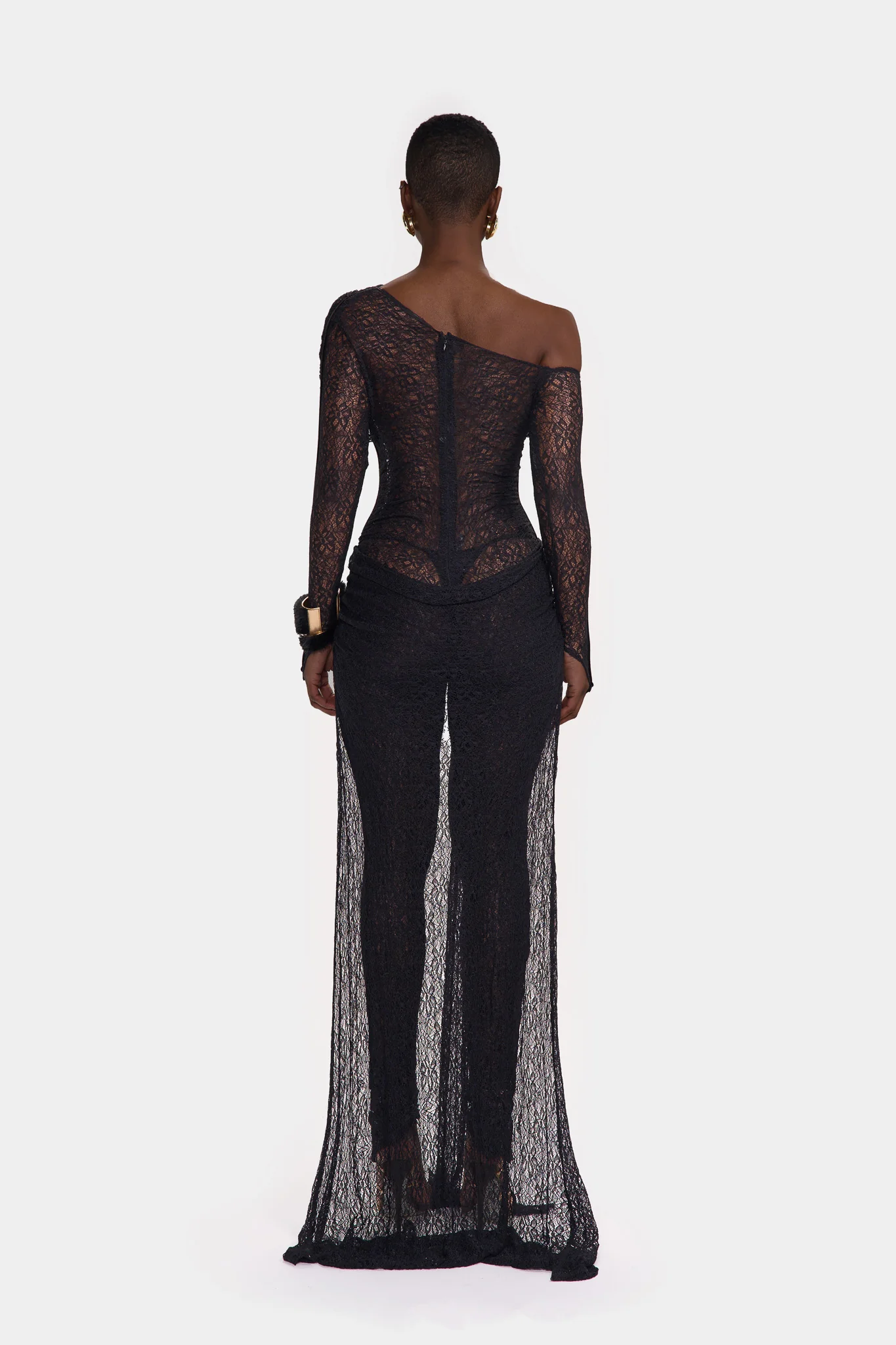 Kayya Lace Jumpsuit - Panther - Image 5