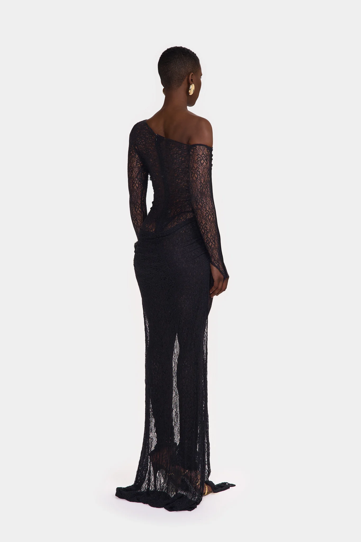 Kayya Lace Jumpsuit - Panther - Image 6