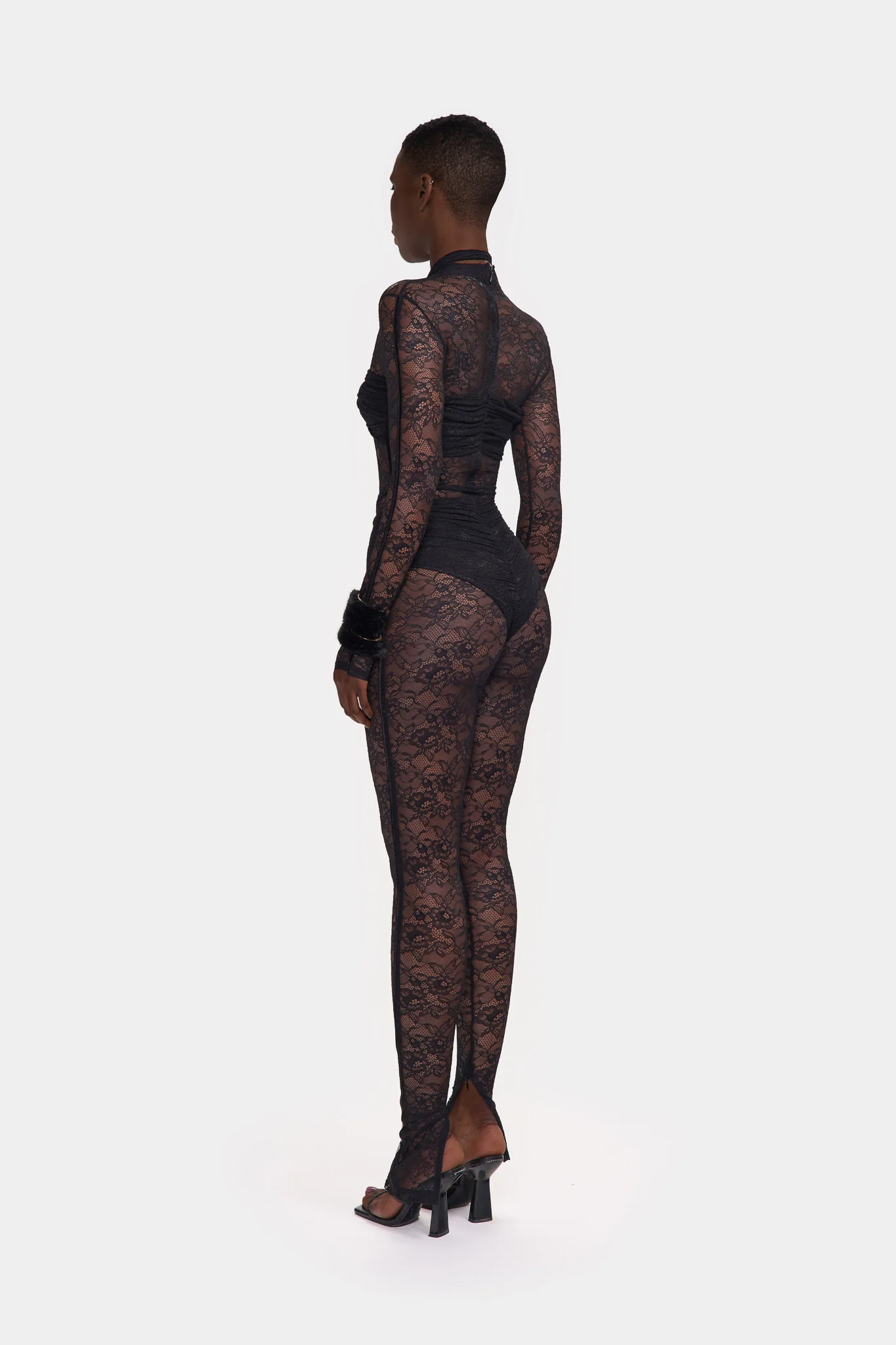 Kesh Lace Jumpsuit - Panther - Image 4