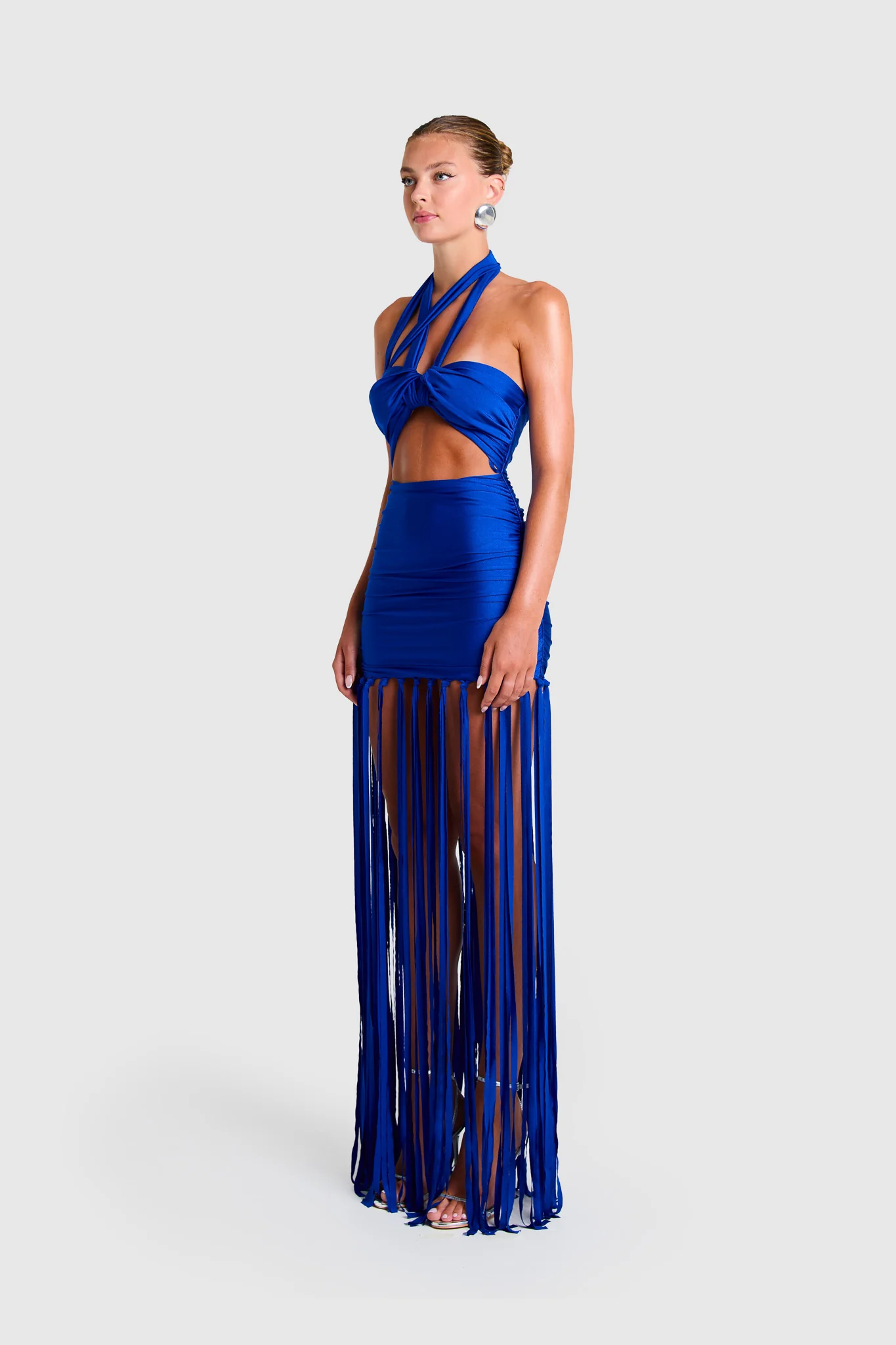 Kesh Tassel Dress - Sapphire - Image 2