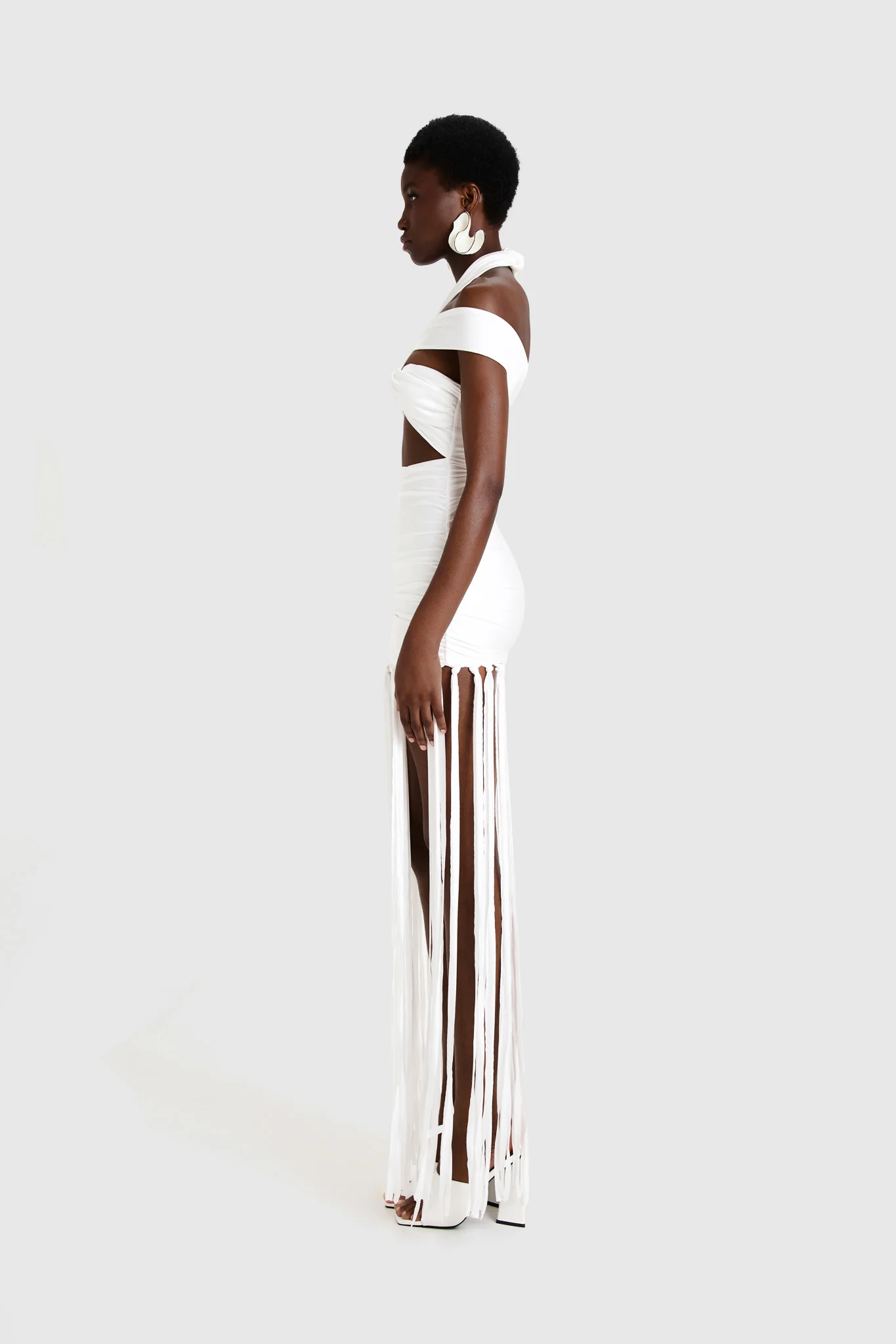 Kesh Tassel Dress - White - Image 3