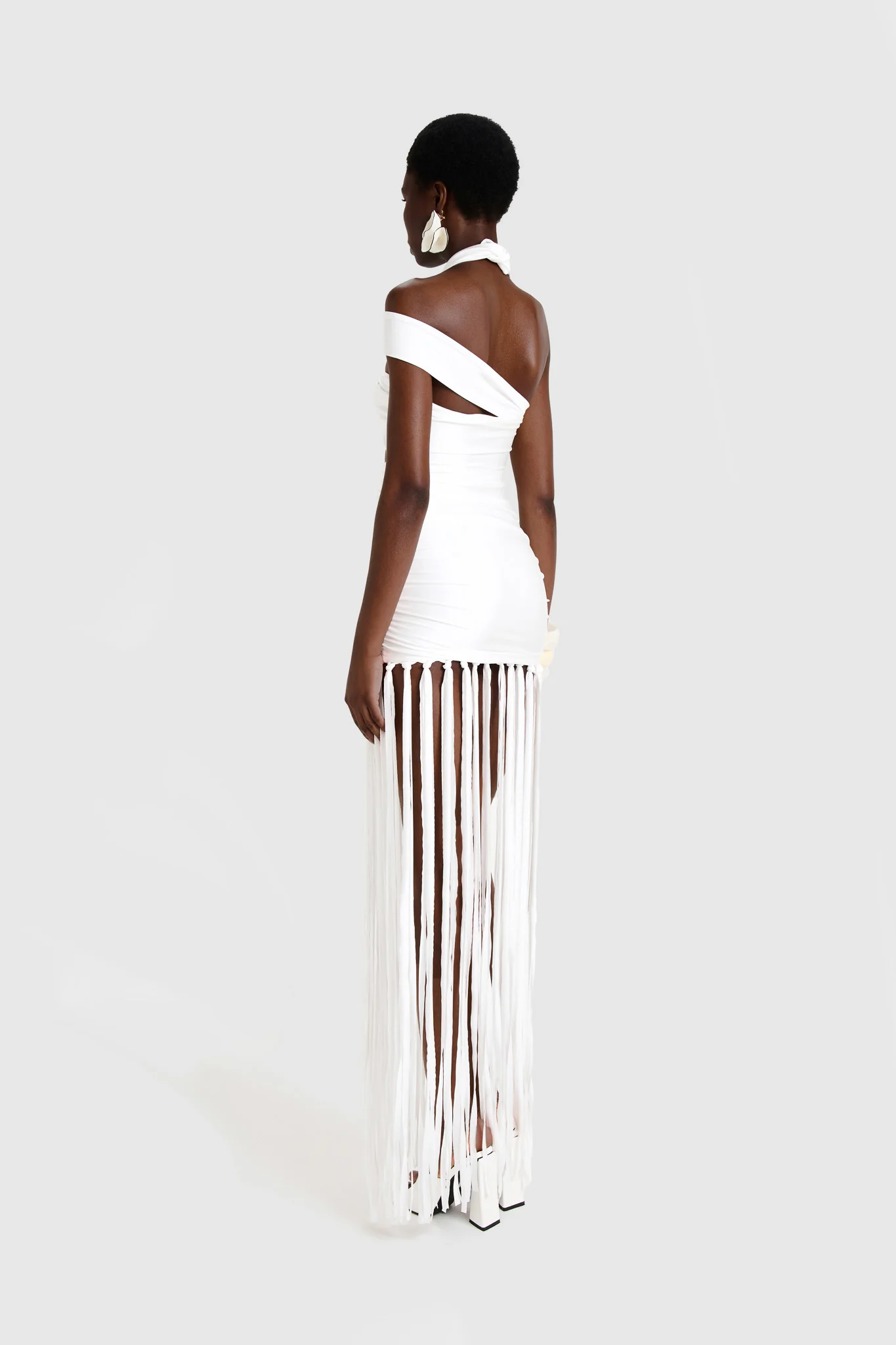 Kesh Tassel Dress - White - Image 4