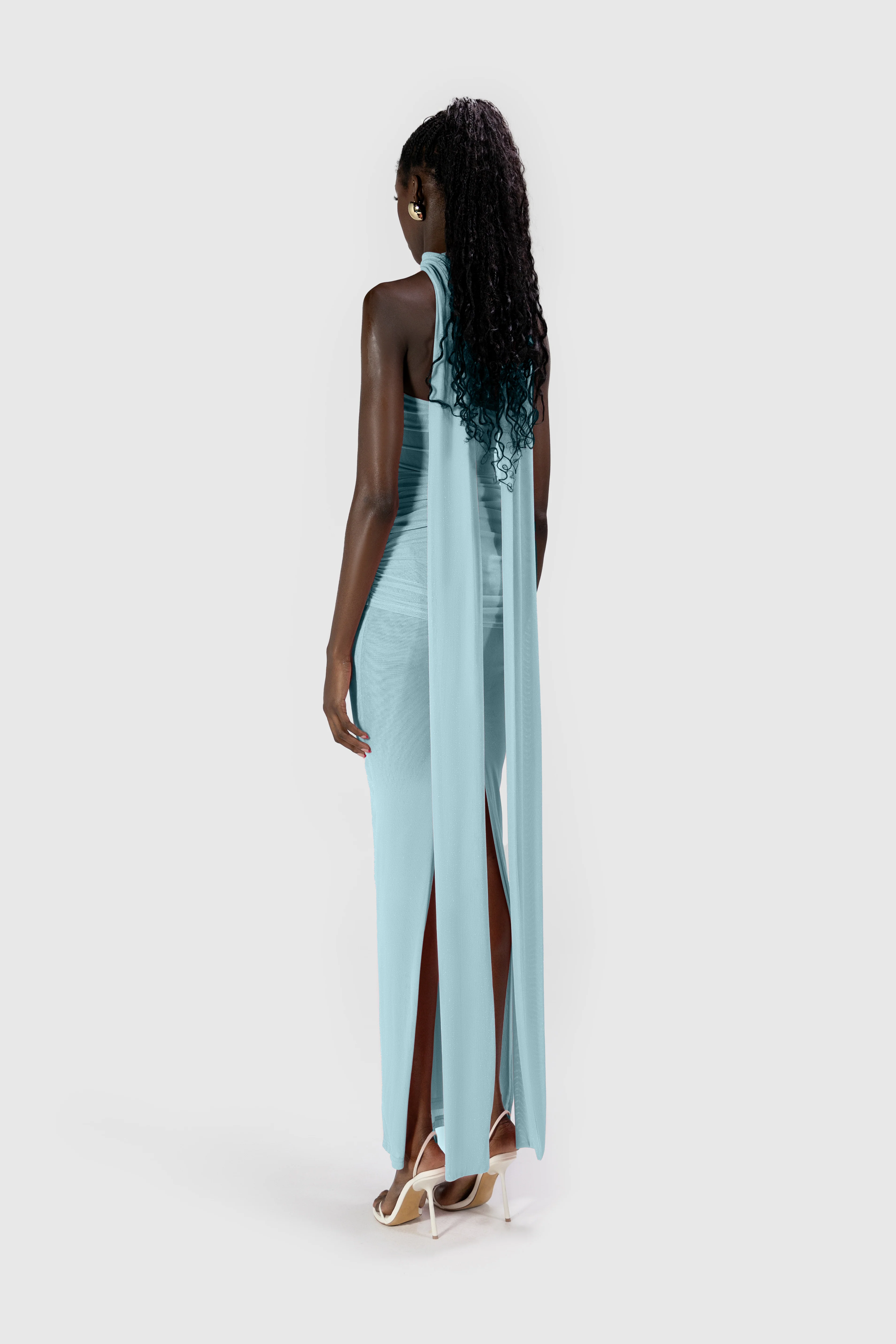 Naomi Dress - Baby Blue - Image 4