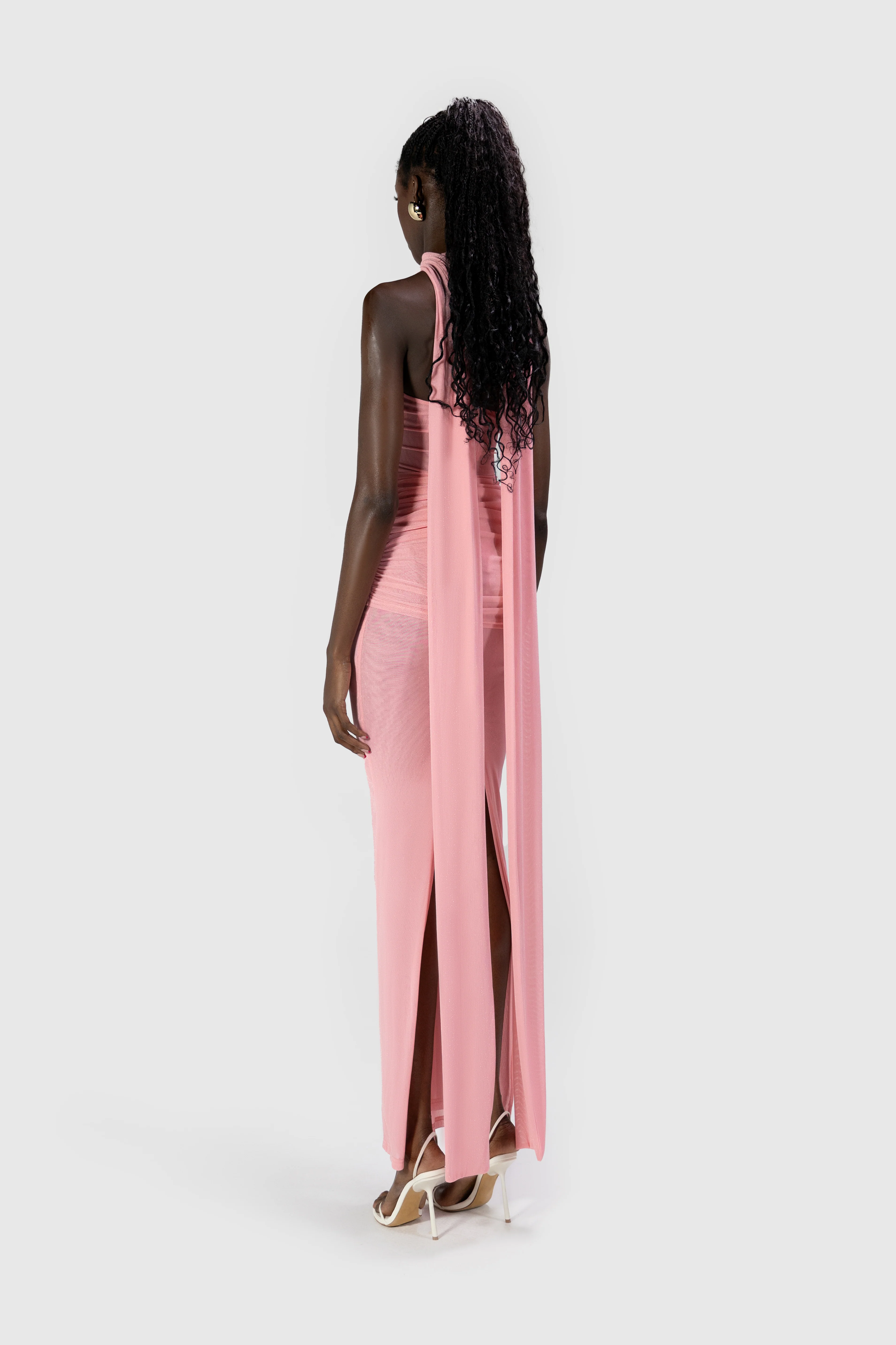 Naomi Dress - Baby Pink - Image 4