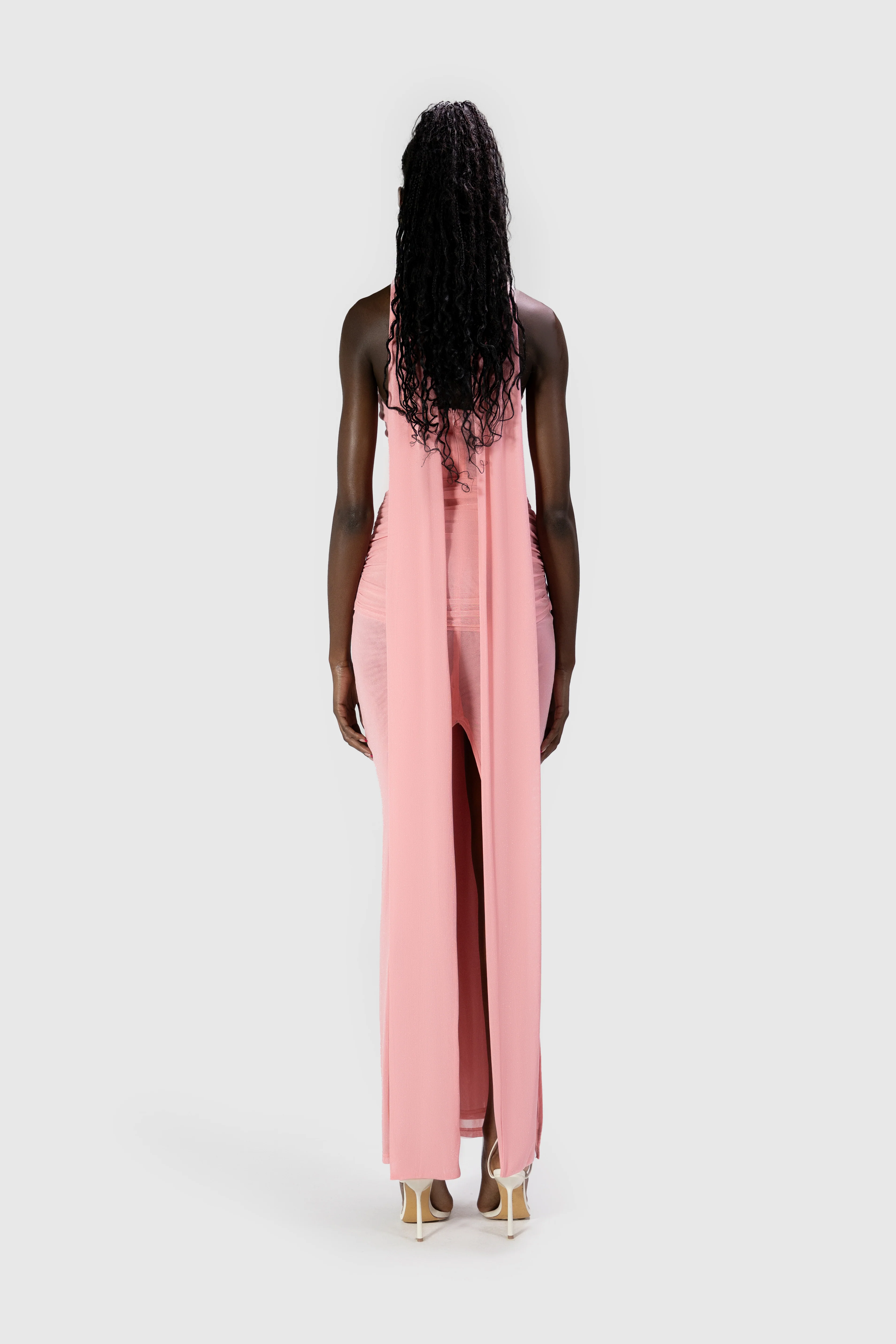 Naomi Dress - Baby Pink - Image 5