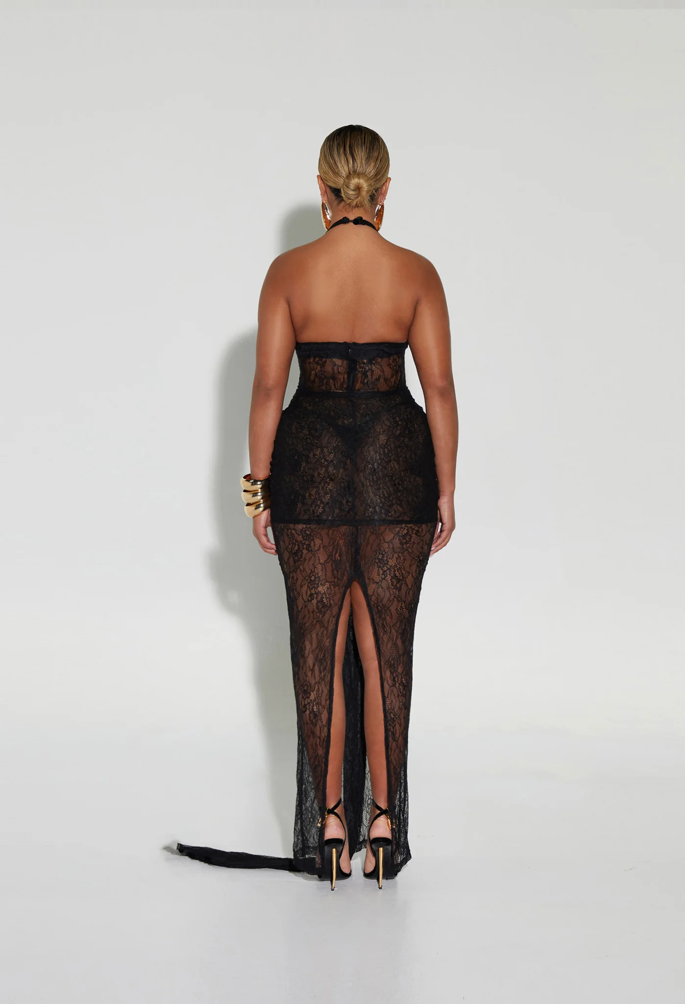 Naomi Lace Dress - Black - Image 15