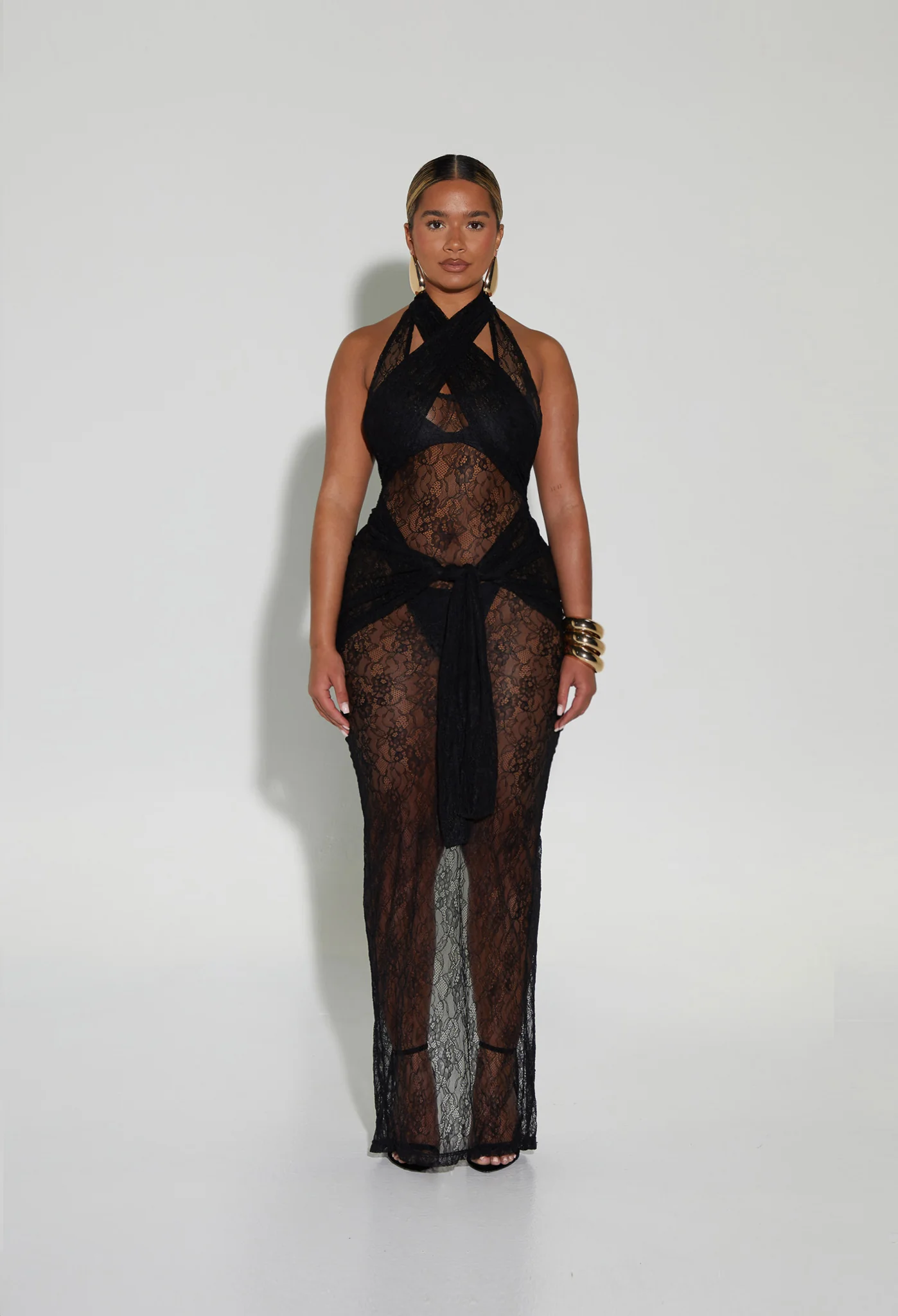 Naomi Lace Dress - Black - Image 22