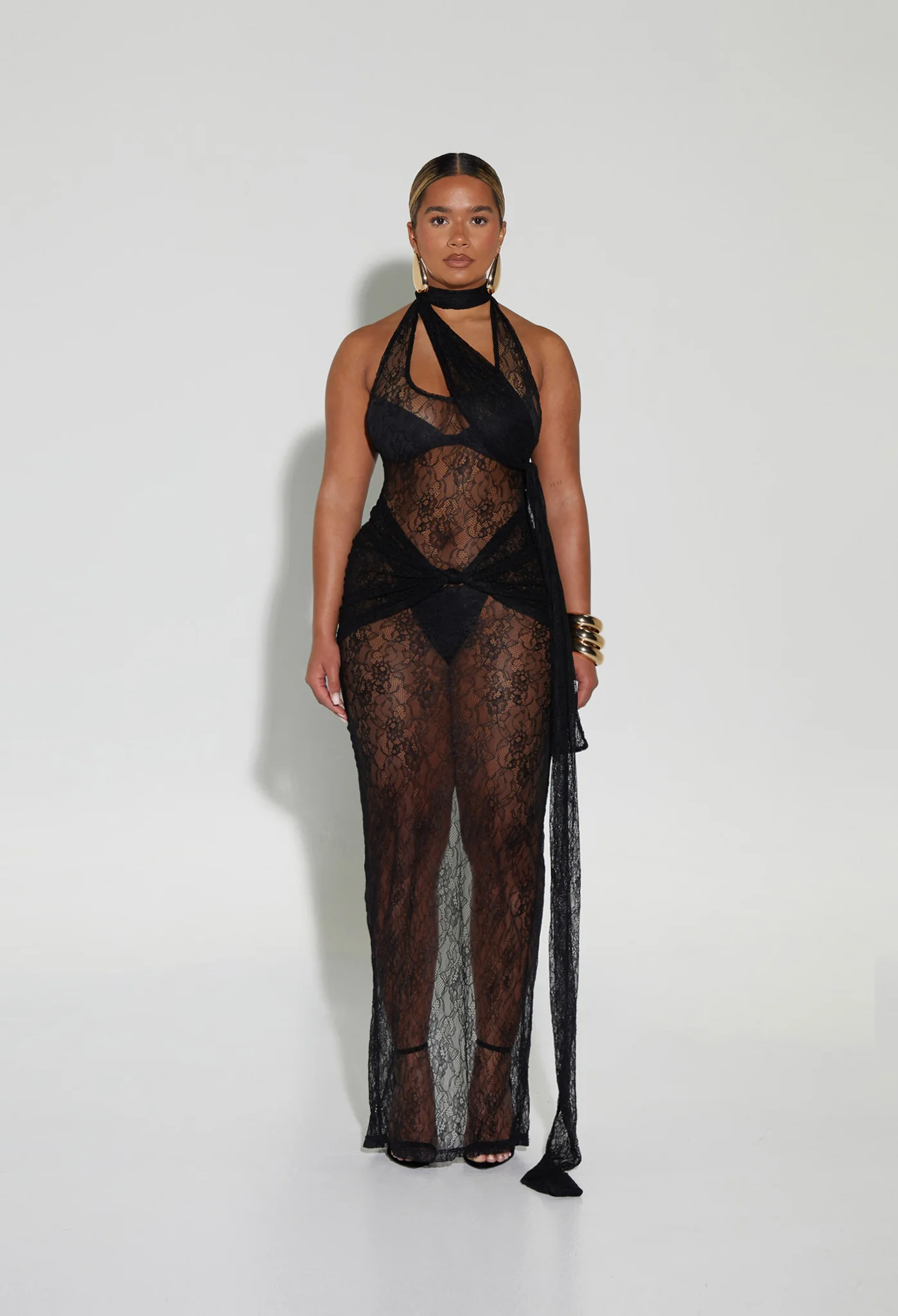 Naomi Lace Dress - Black - Image 24