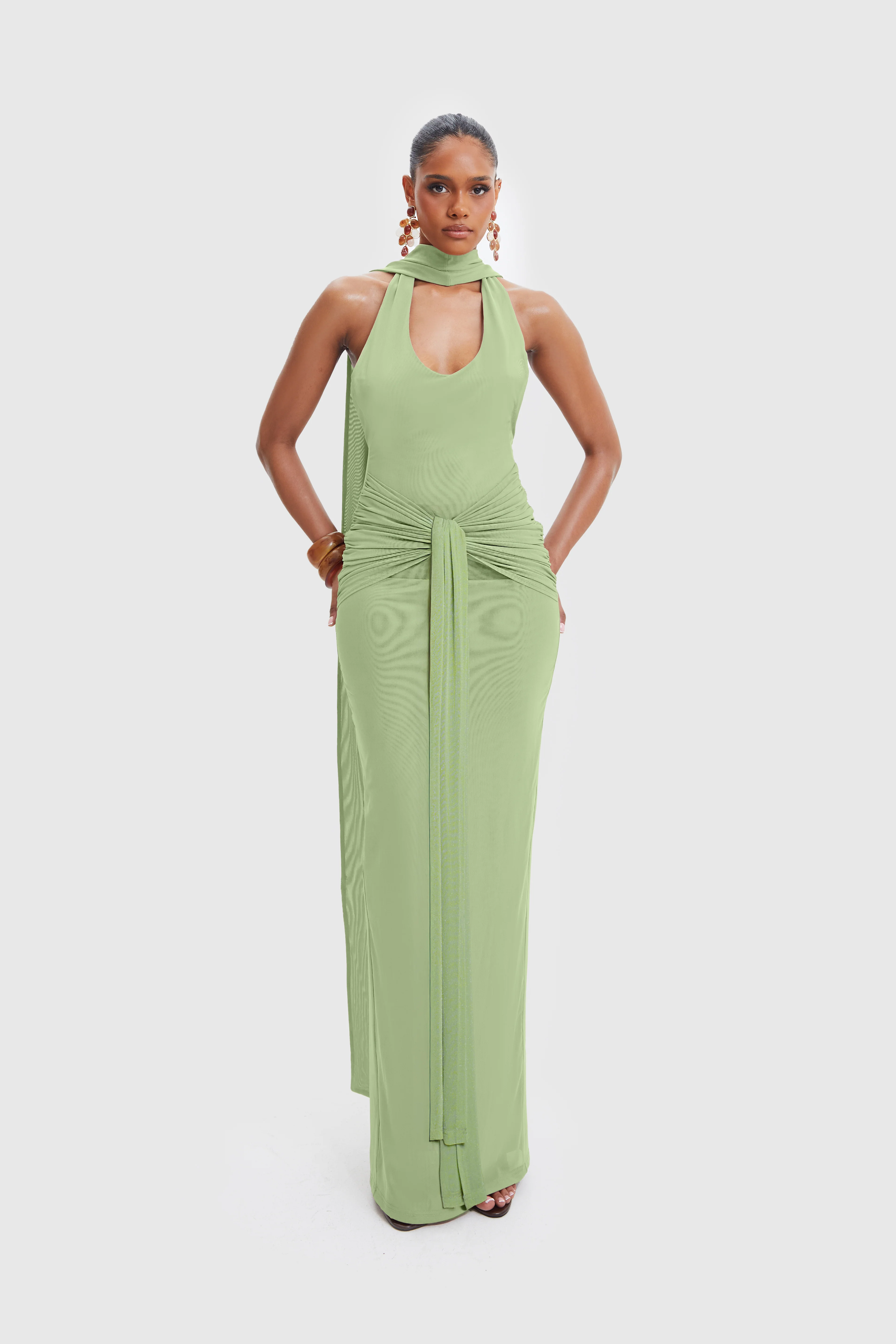 Naomi Dress - Soft Matcha - Image 4