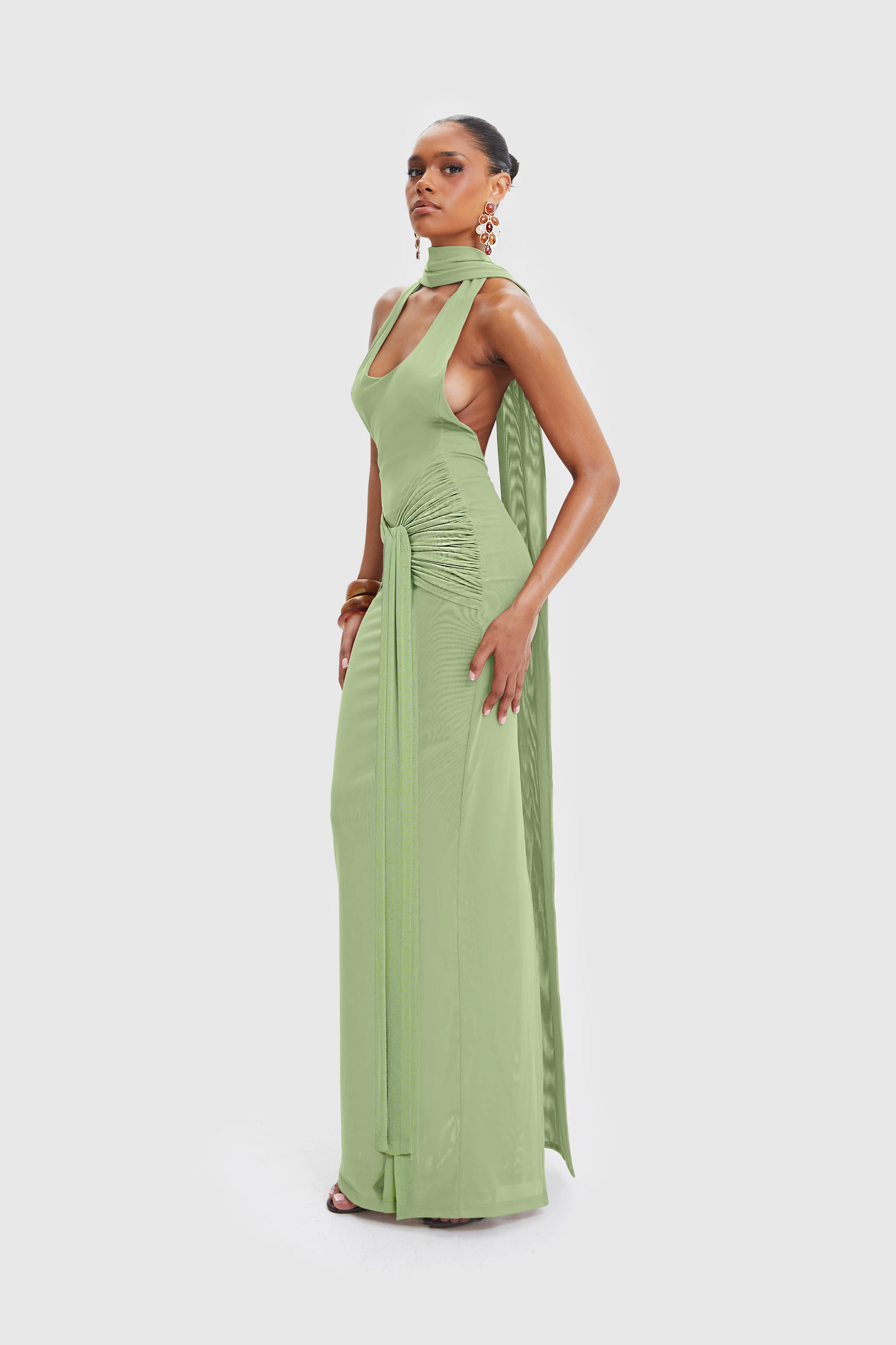Naomi Dress - Soft Matcha - Image 5