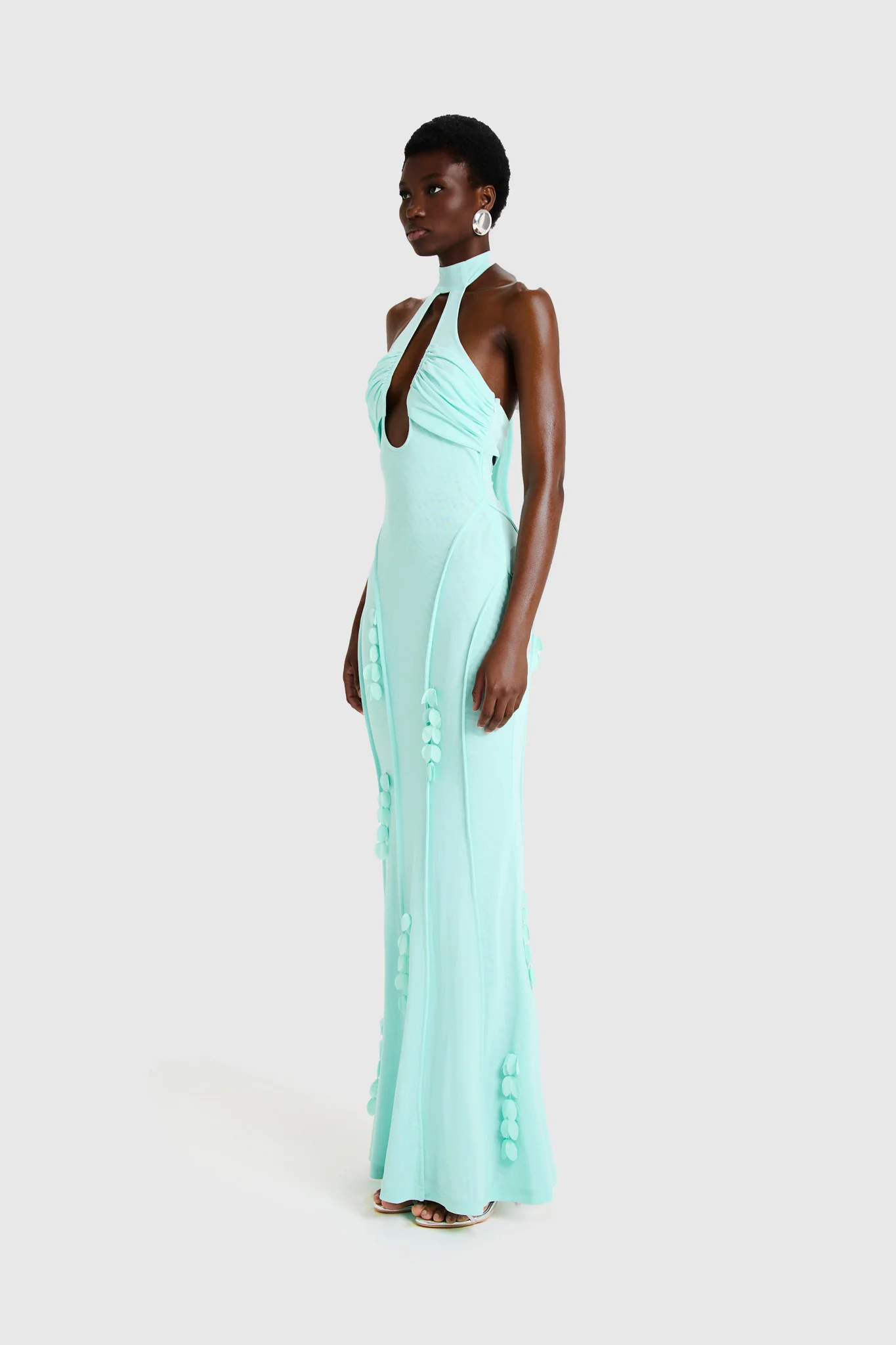 Petal Halter Maxi - Soft Lagoon - Image 2