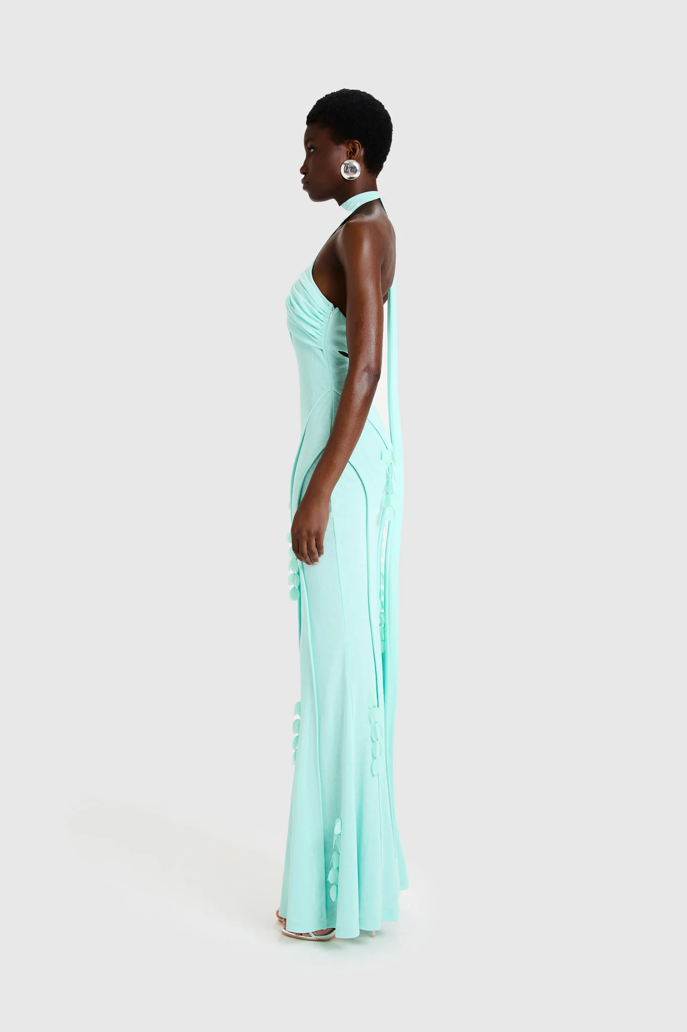 Petal Halter Maxi - Soft Lagoon - Image 3