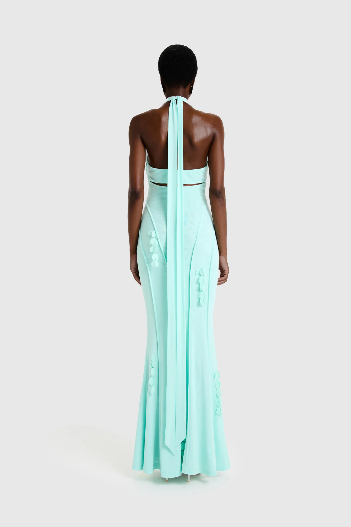 Petal Halter Maxi - Soft Lagoon - Image 5