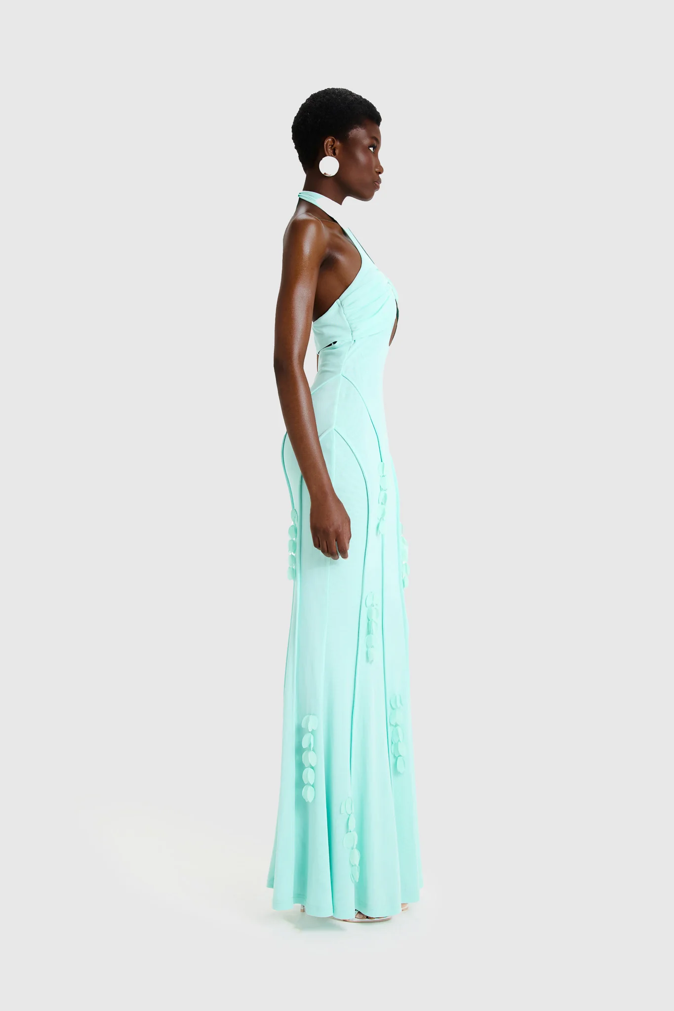 Petal Halter Maxi - Soft Lagoon - Image 7