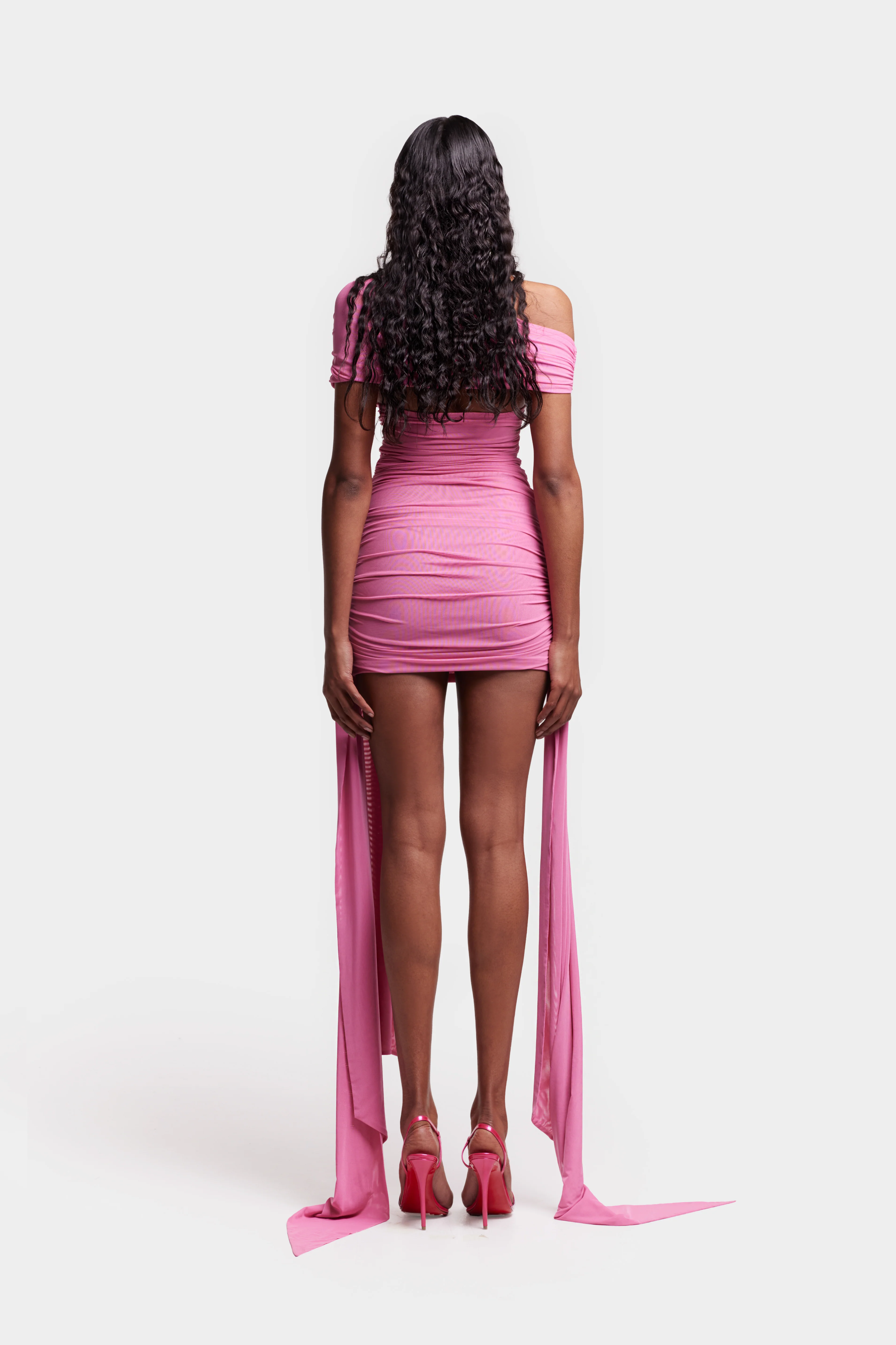 Ruched Cut Out Mini - Huba - Image 5