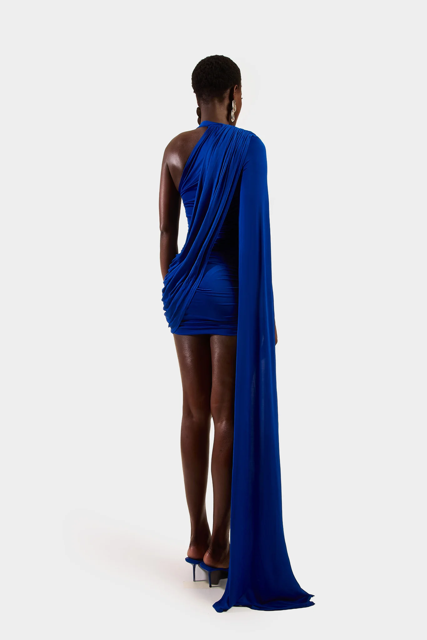 Ruched Draped Mini - Sapphire - Image 6