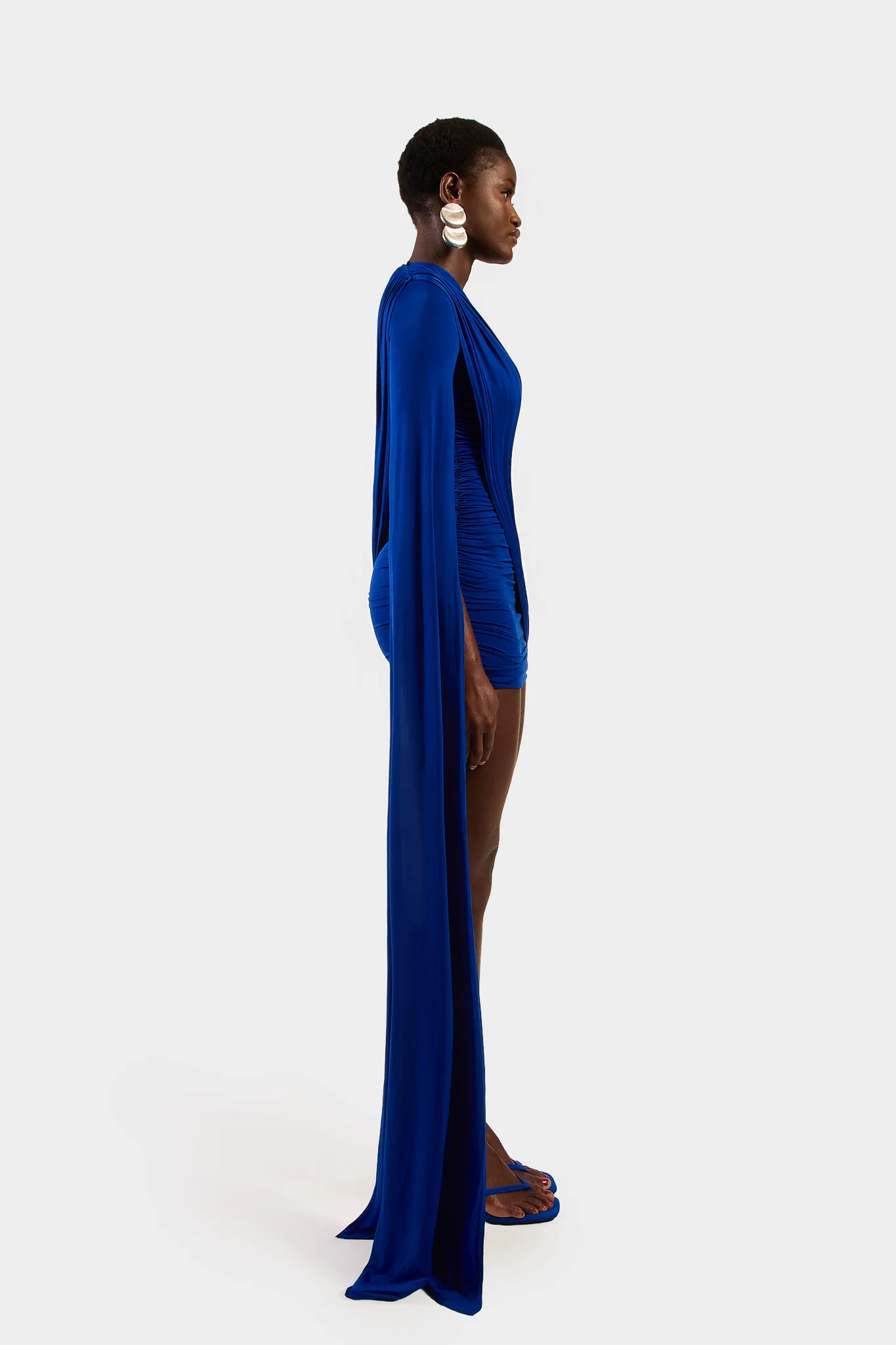 Ruched Draped Mini - Sapphire - Image 7