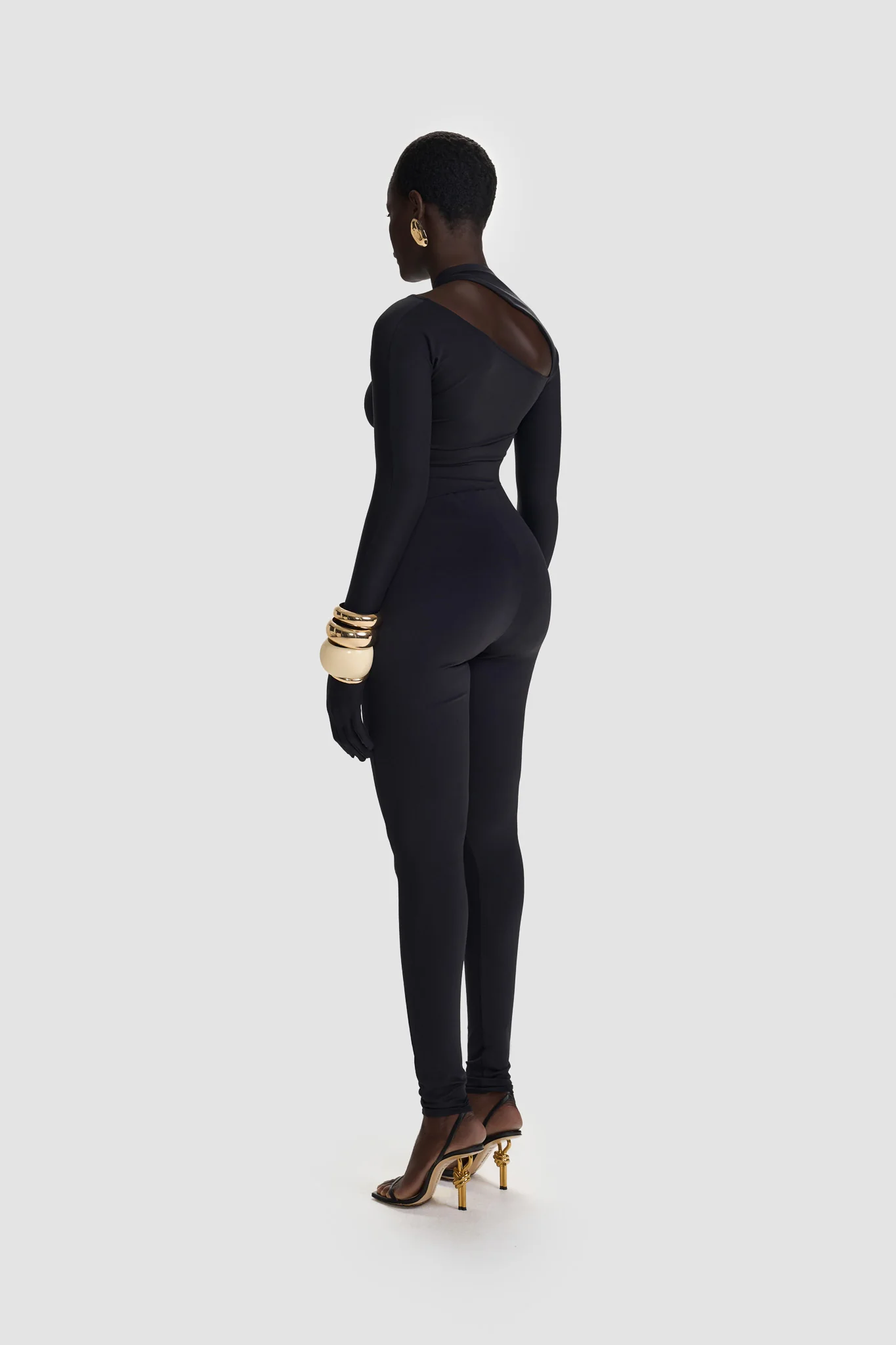 Ruched Panel Legging Pant - Panther - Image 5