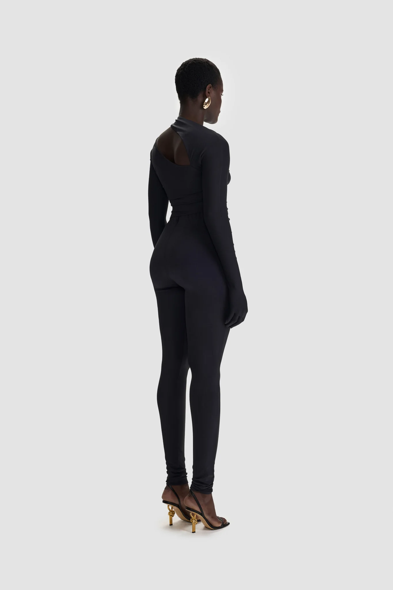 Ruched Panel Legging Pant - Panther - Image 7