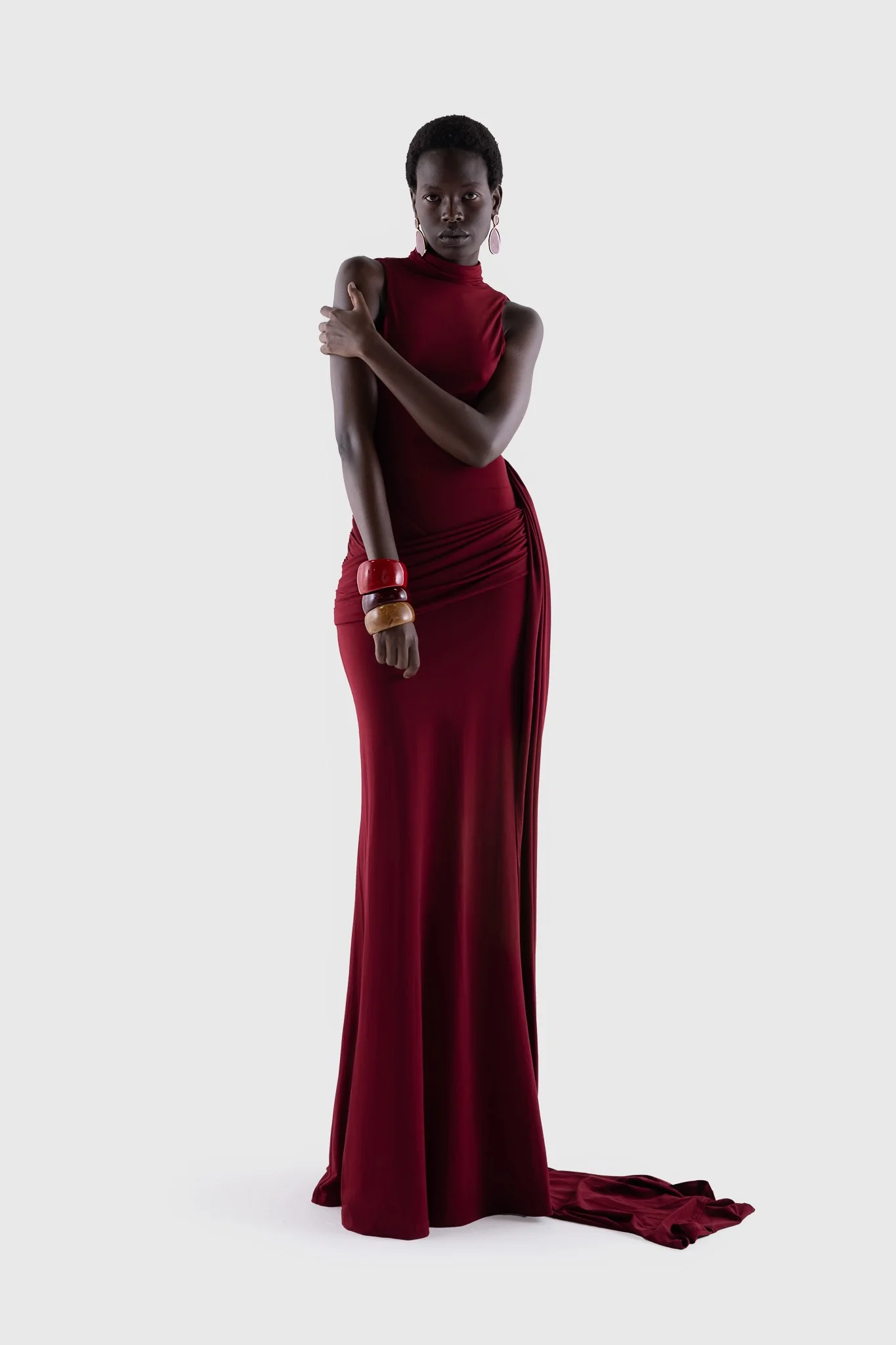 Saree Maxi - Deep Cherry - Image 10