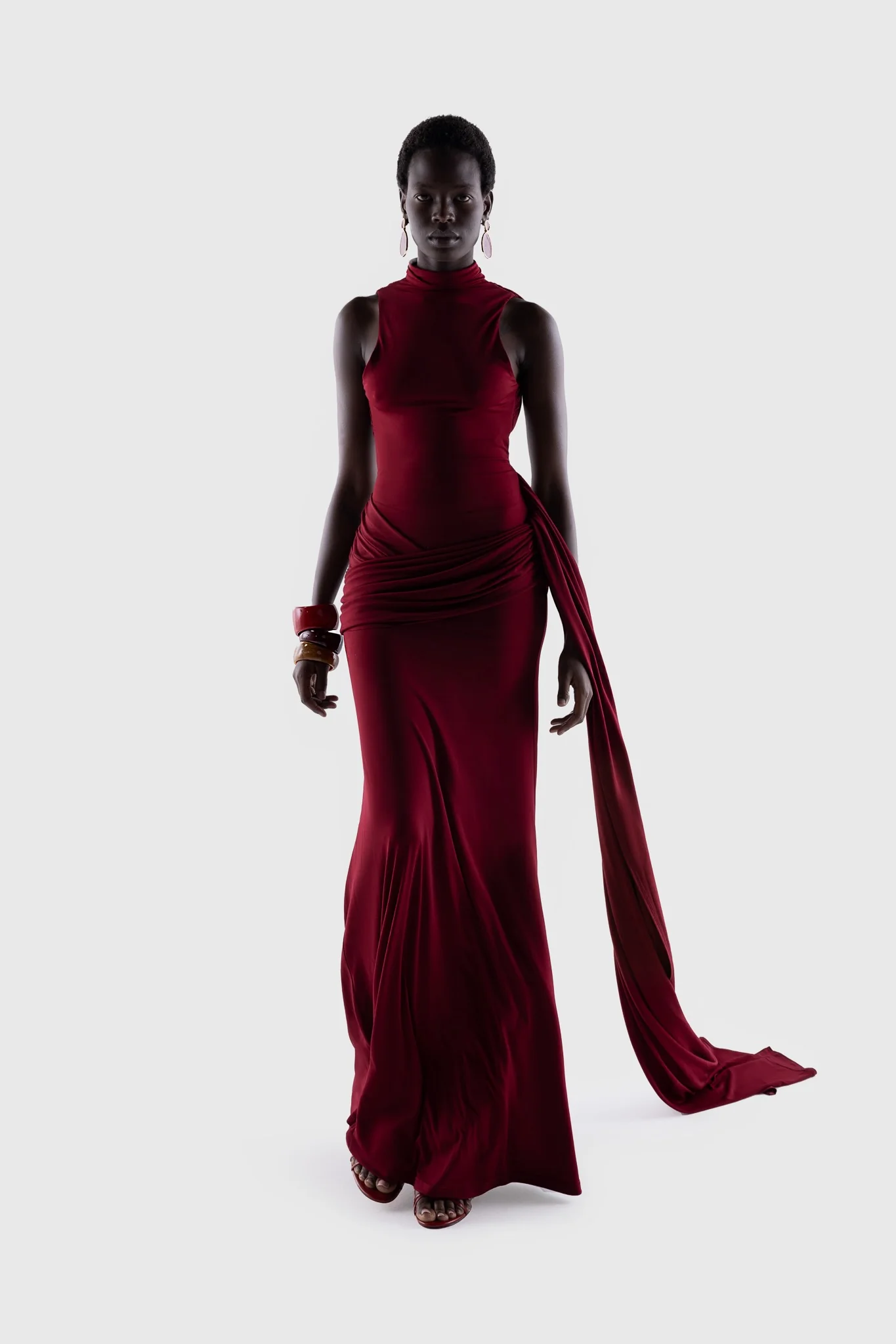 Saree Maxi - Deep Cherry - Image 11