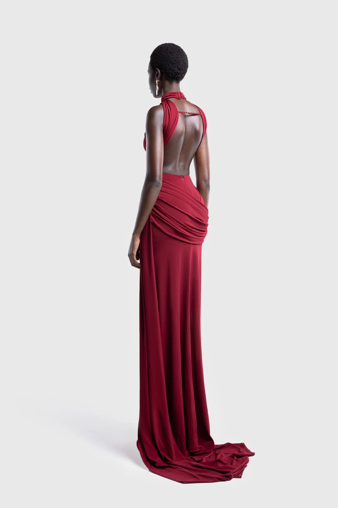Saree Maxi - Deep Cherry - Image 4