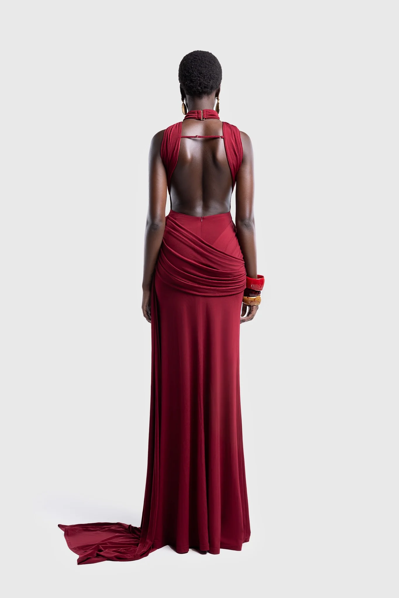 Saree Maxi - Deep Cherry - Image 5