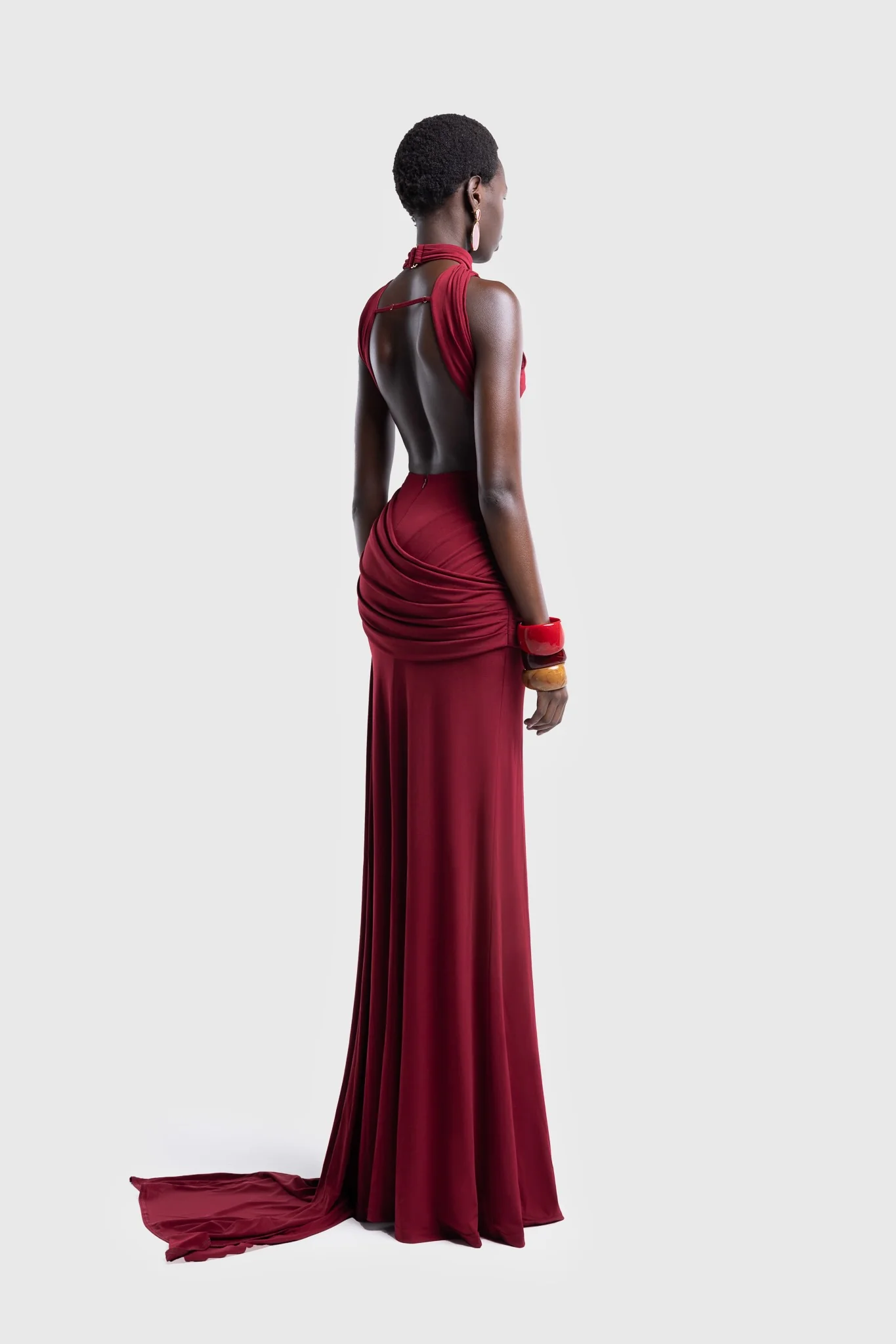 Saree Maxi - Deep Cherry - Image 6