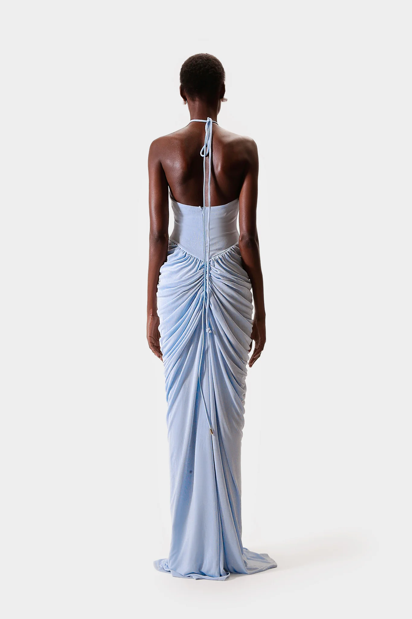 Signature Draped Maxi - Clear sky - Image 3