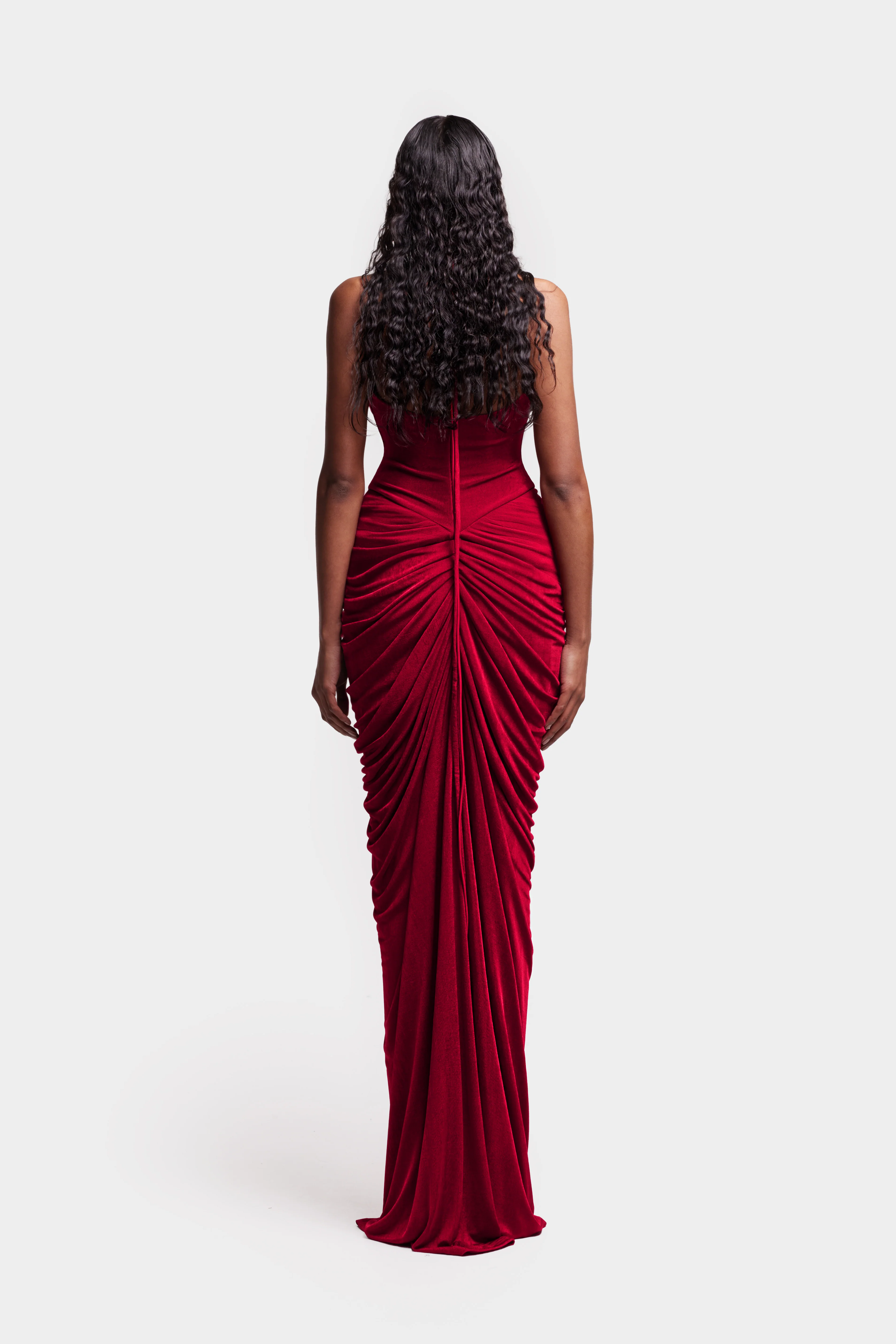Signature Draped Maxi - Love Red - Image 5