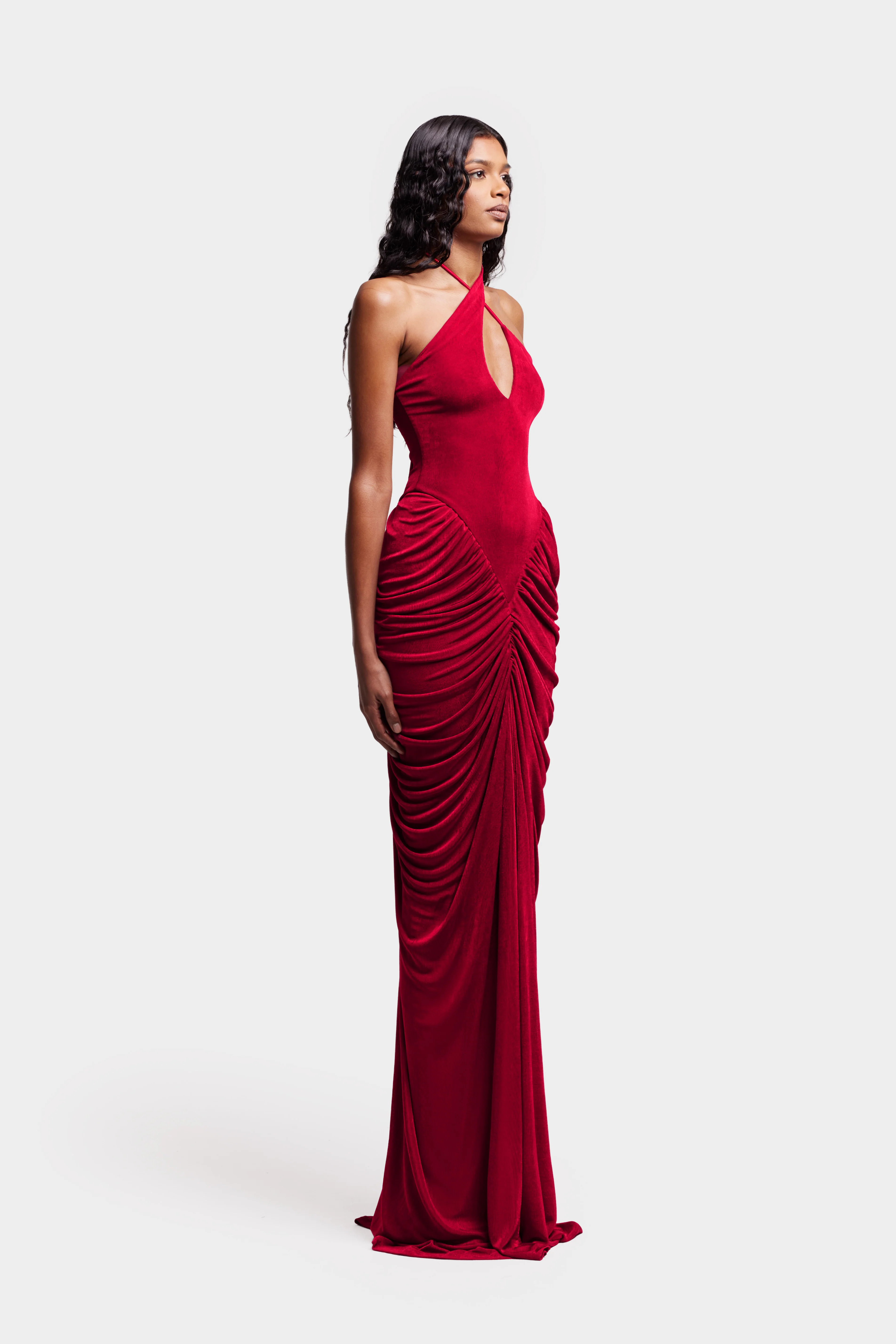 Signature Draped Maxi - Love Red - Image 8