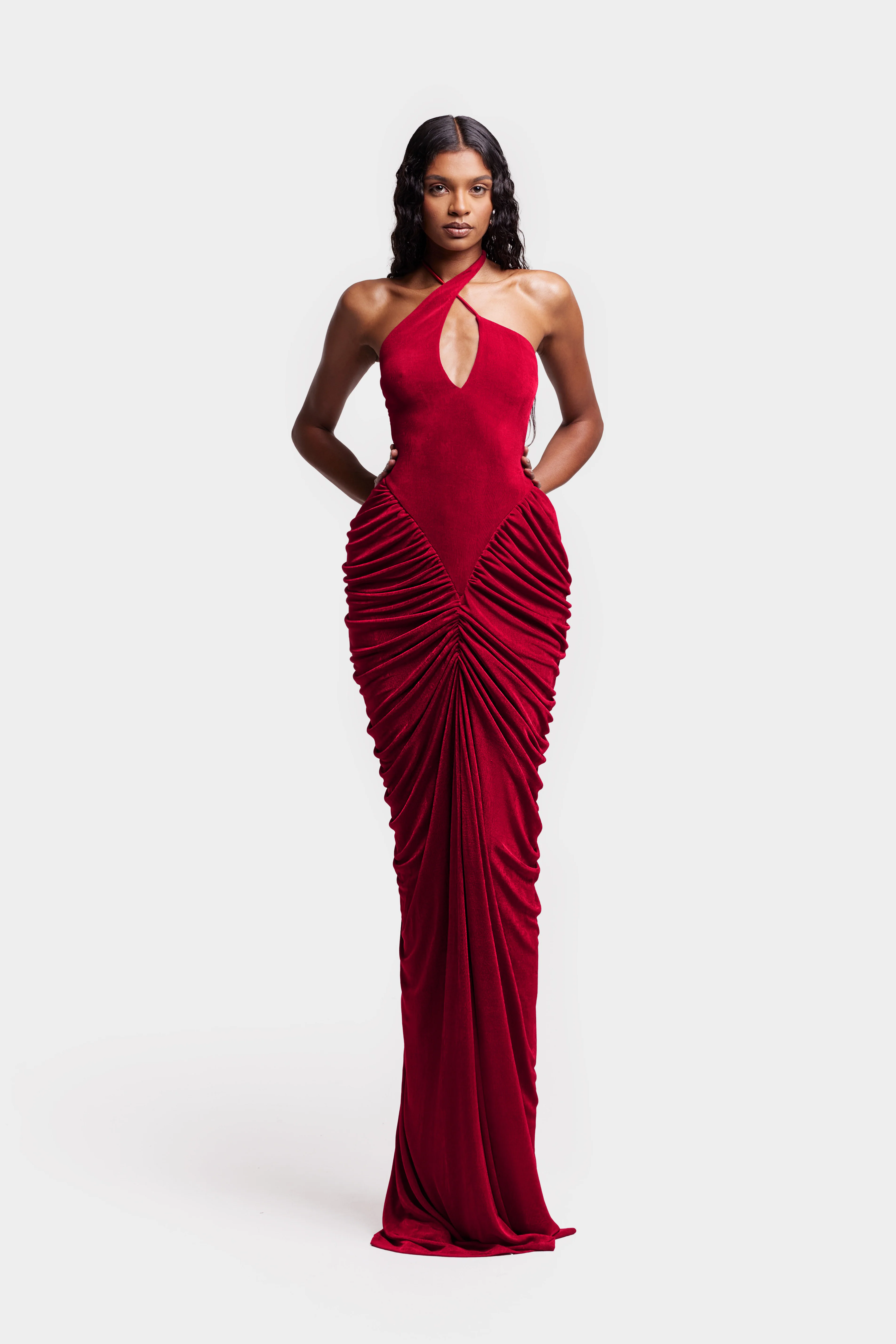 Signature Draped Maxi - Love Red - Image 9