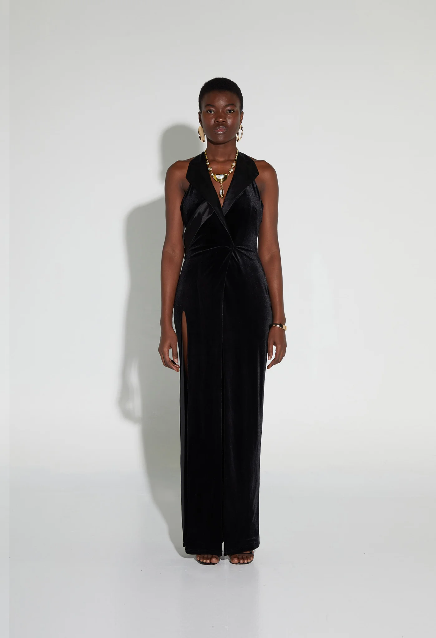 SAMPLE SALE Tara Blazer Maxi - Panther - Image 6