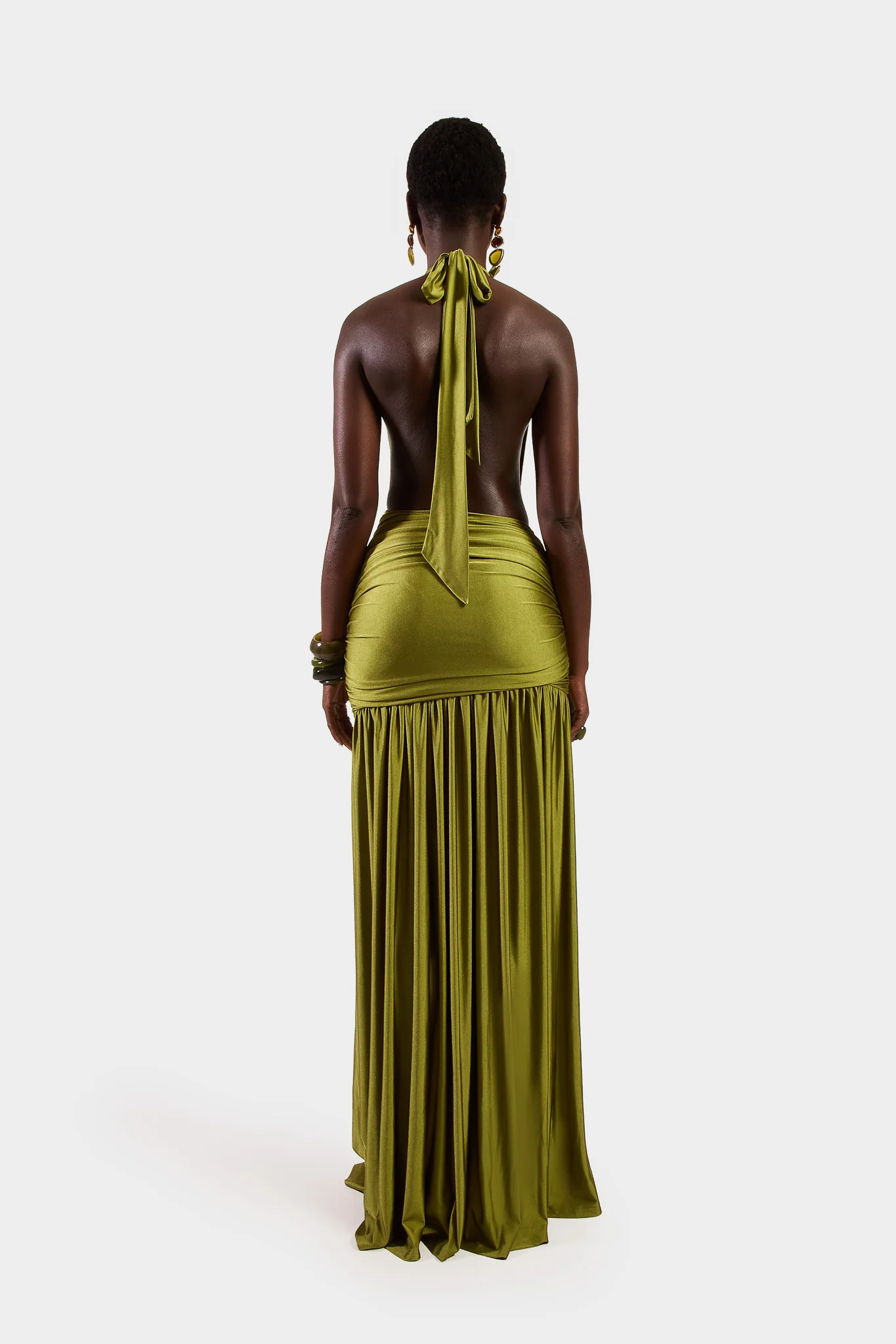 Valina Dress - Olive - Image 5
