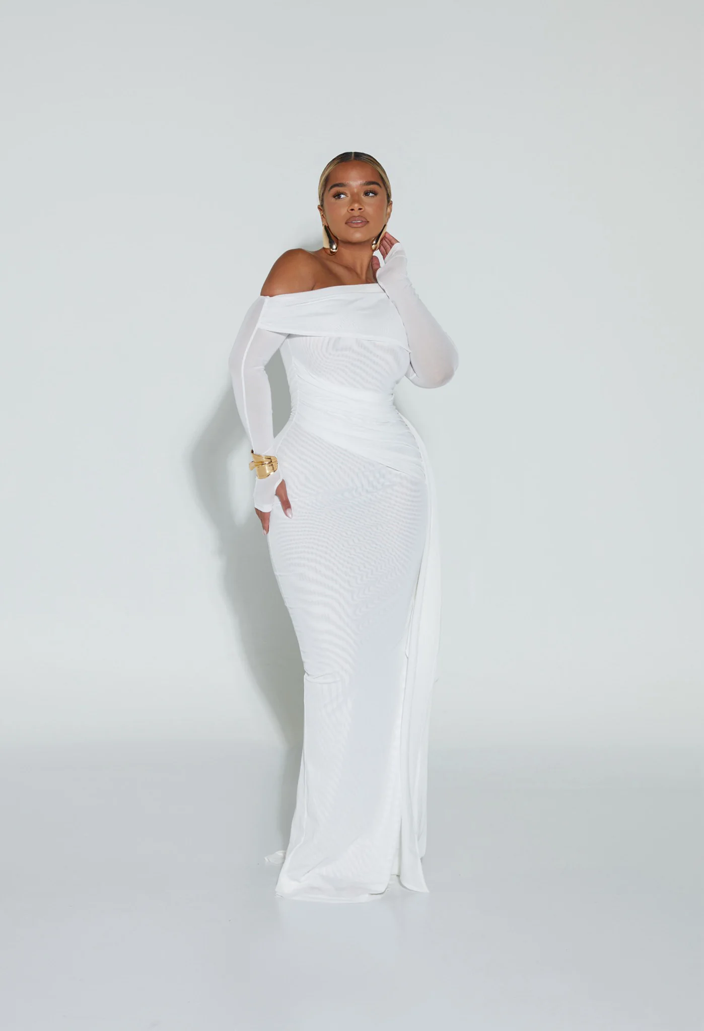 Verella Mesh Maxi - Yacht White - Image 12