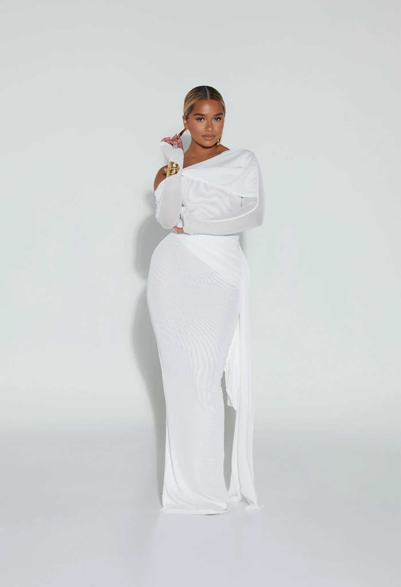 Verella Mesh Maxi - Yacht White - Image 13