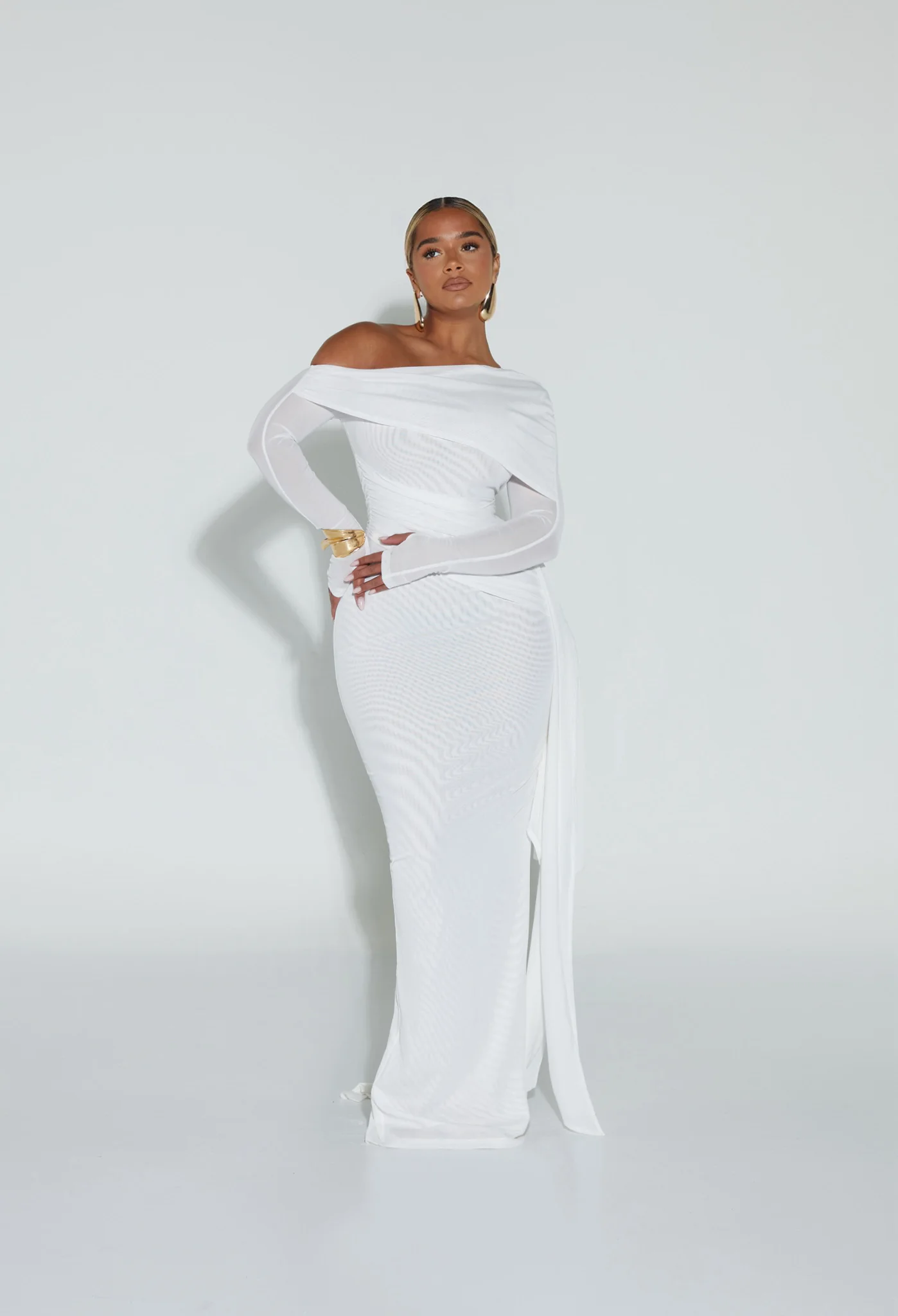 Verella Mesh Maxi - Yacht White - Image 3