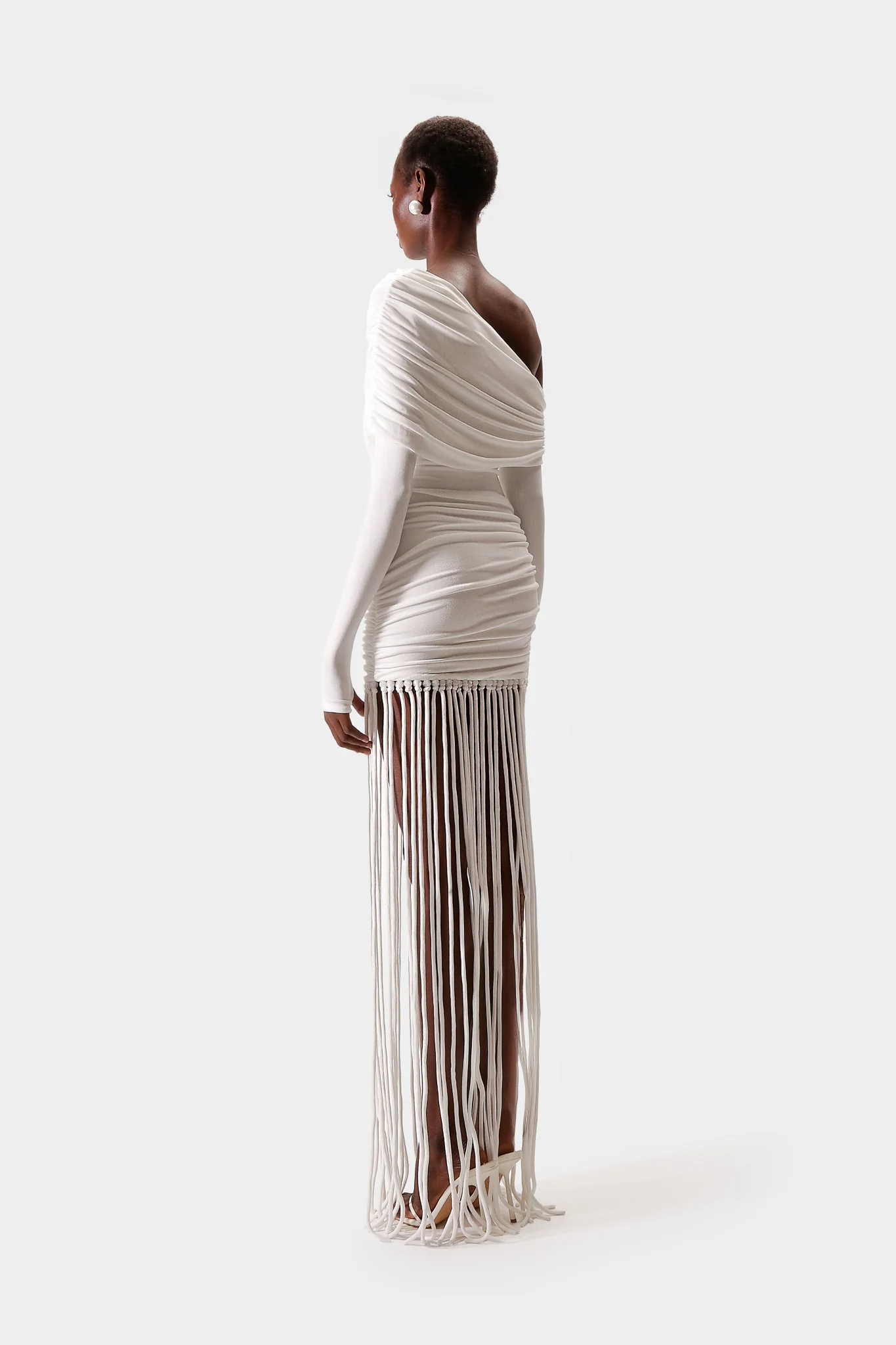 Verella Tassel Dress - White - Image 4