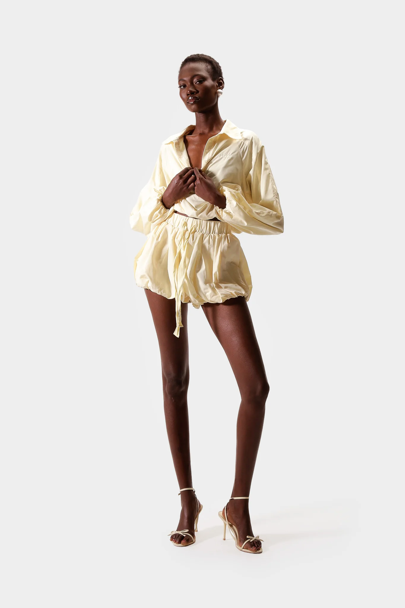 Windbreaker Balloon Short - Butter Yellow - Image 2